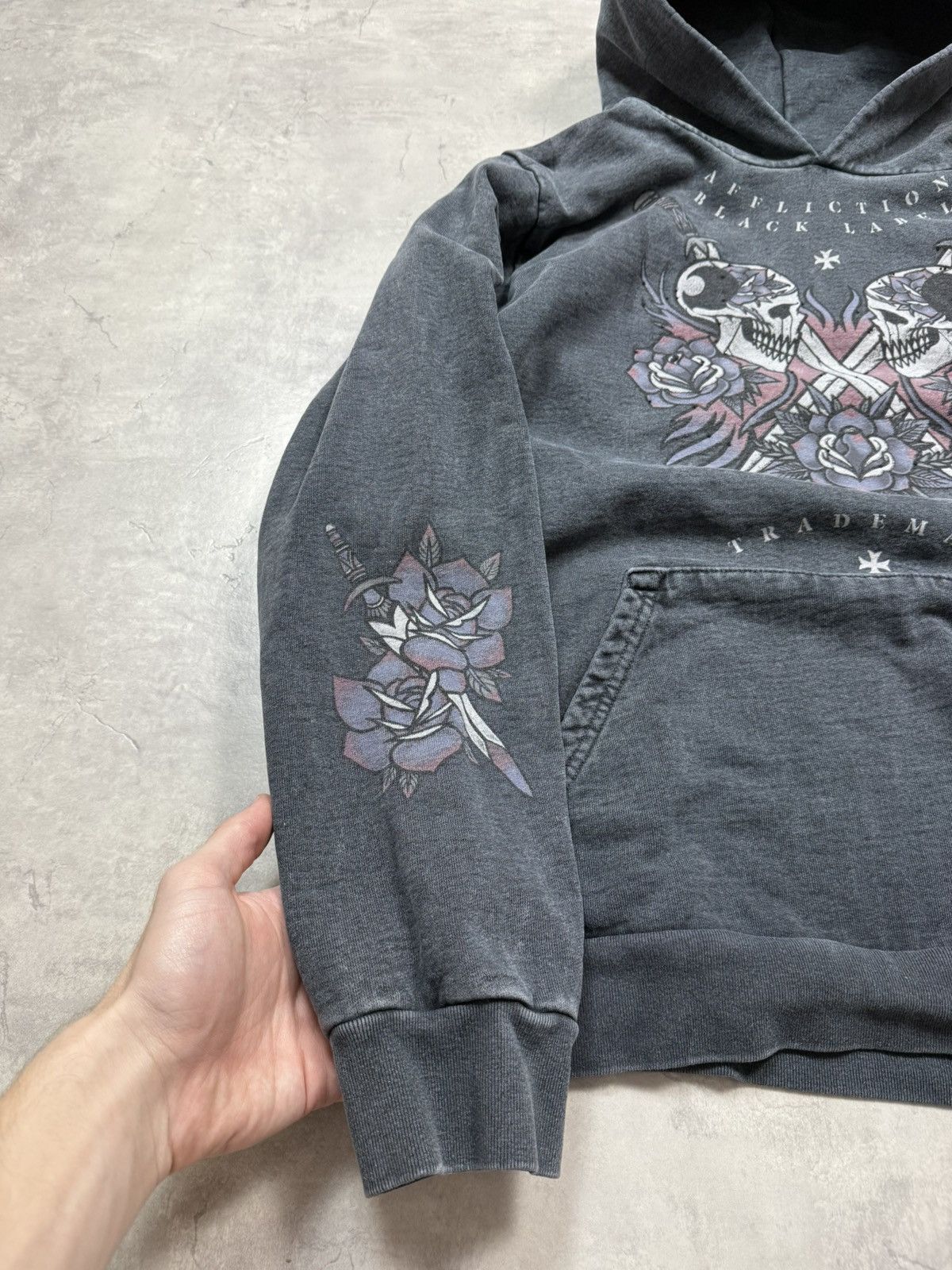 Affliction Affliction Vintage Hoodie Size US XL / EU 56 / 4 - 6 Thumbnail