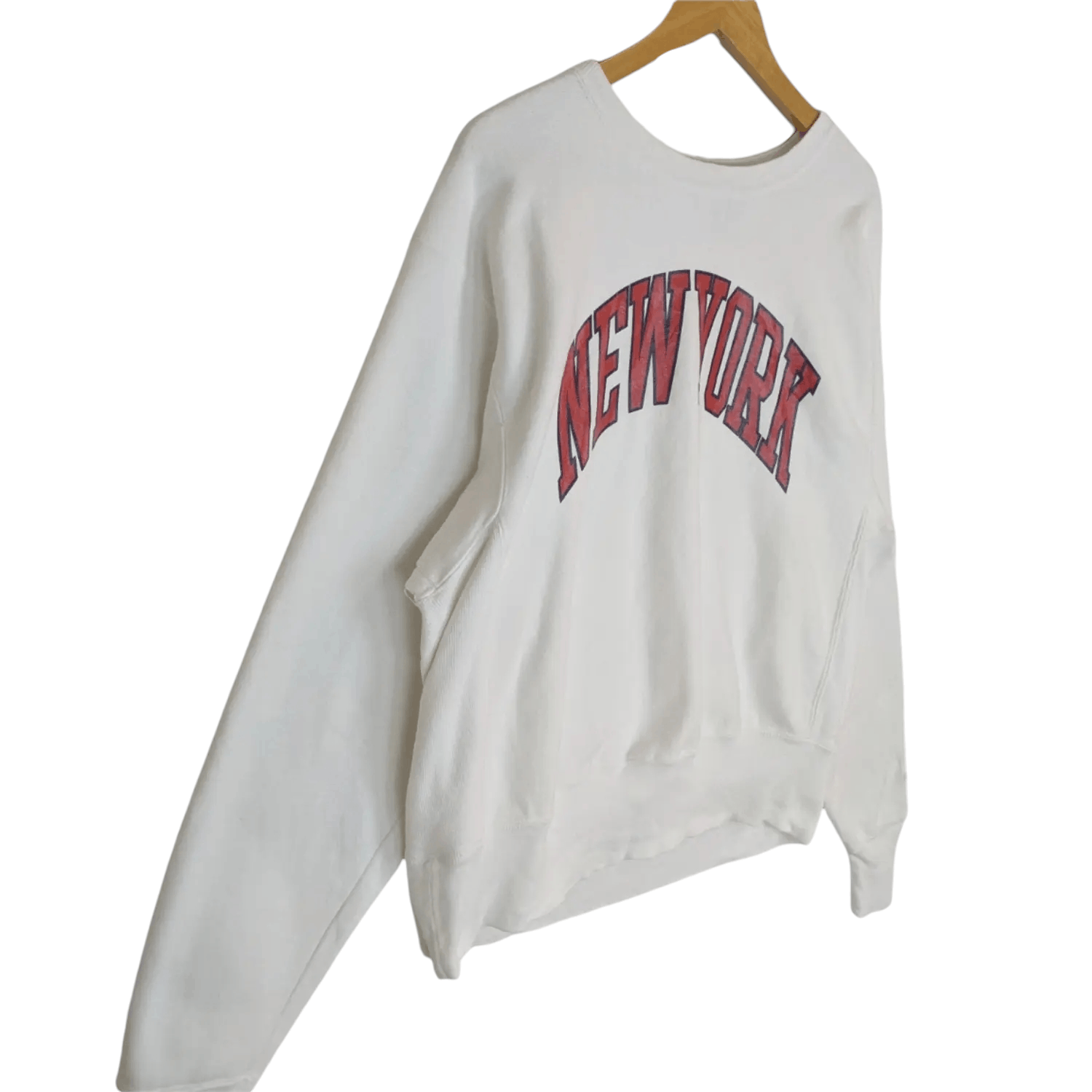 Champion Vintage CHAMPION New York Spell Out Jumper Sweatshirt Size US M / EU 48-50 / 2 - 12 Thumbnail