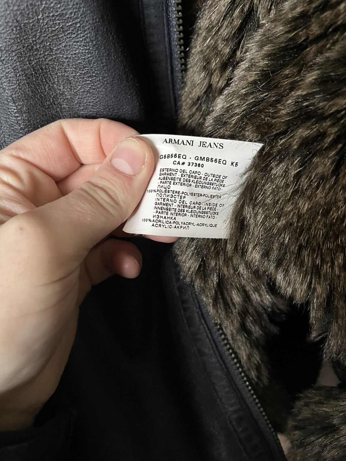Armani Armani Leather Archive Fur Jacket Size US M / EU 48-50 / 2 - 6 Thumbnail