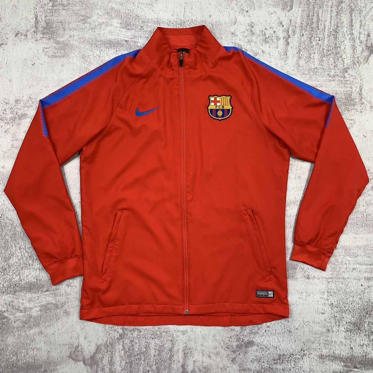 Nike FC Barcelona Nike 2017 Tracksuit jacket Jersey Size US L / EU 52-54 / 3 - 1 Thumbnail