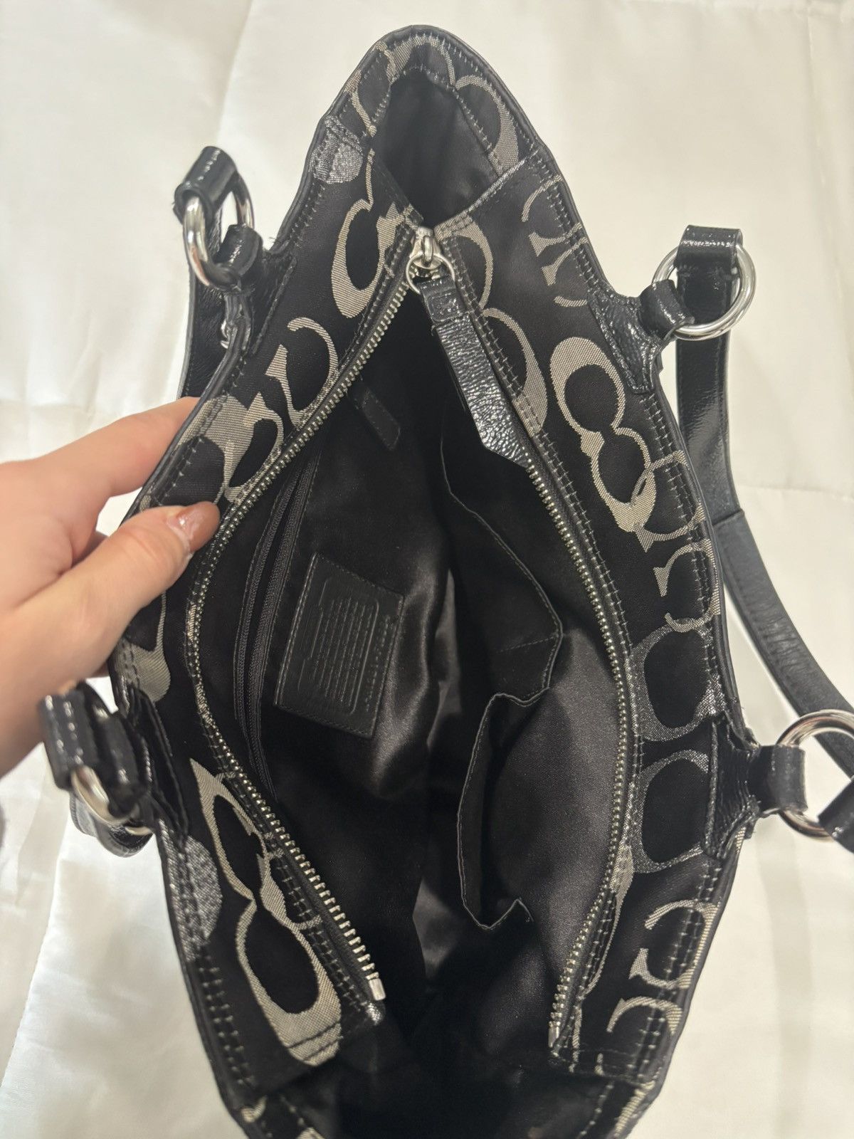 Coach Vintage Coach Gallery Optic Shoulder Bag Size ONE SIZE - 5 Thumbnail