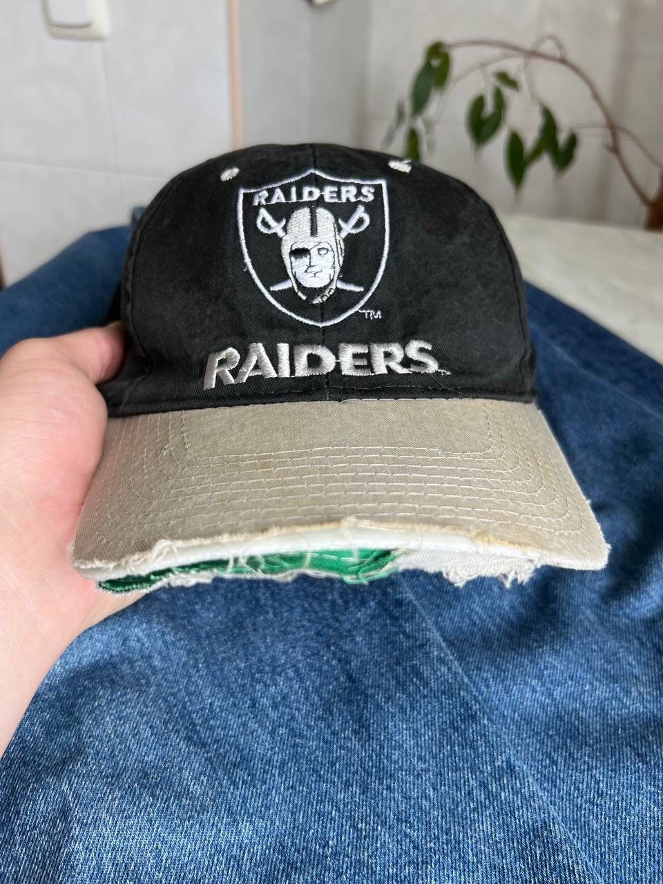 NFL × Vintage Vintage NFL Team Raiders 1998 Faded Cap Hat Streetwear Size ONE SIZE - 2 Thumbnail