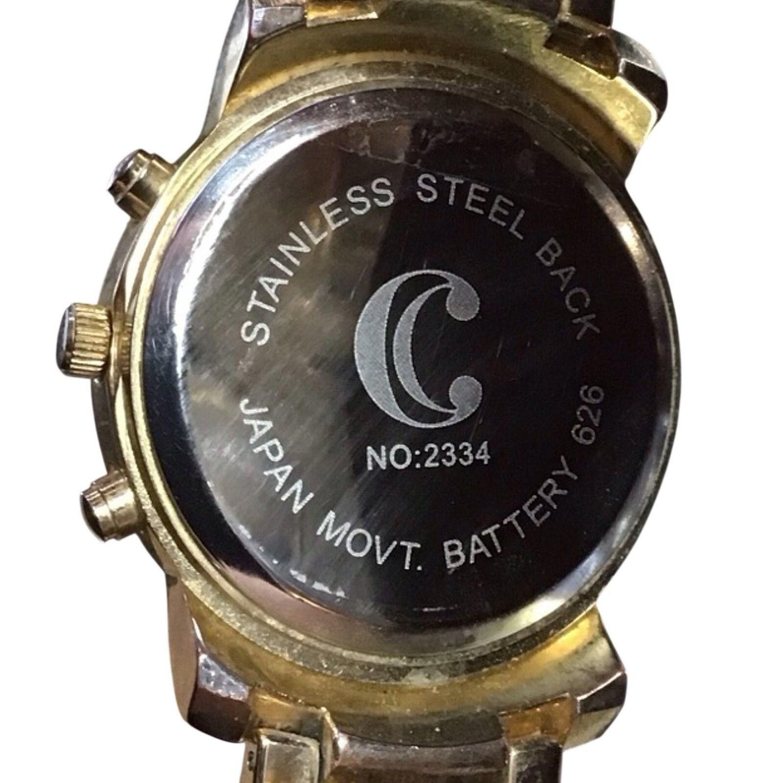 0 Charming Charlie Gold Toned Chronograph Style Watch Size ONE SIZE - 6 Thumbnail