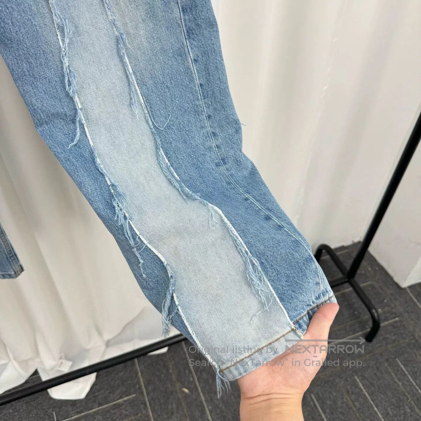 Marni Marni Ice Blue Patchwork Washed Jeans. Size US 32 / EU 48 - 4 Thumbnail