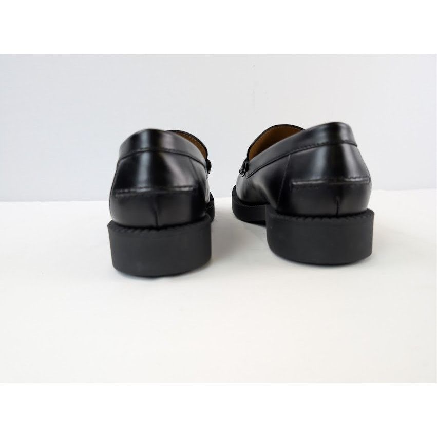 Gucci o1rshd1 Leather Taemin Moccasin Horsebit Loafer Boots Nero Size US 10.5 / EU 43-44 - 11 Thumbnail