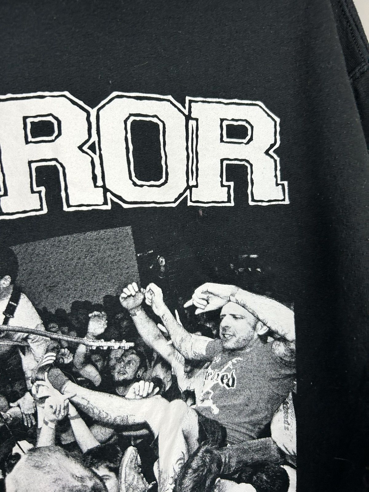Vintage Vintage Terror Hoodie A minute to pray a second to die Size US M / EU 48-50 / 2 - 17 Thumbnail