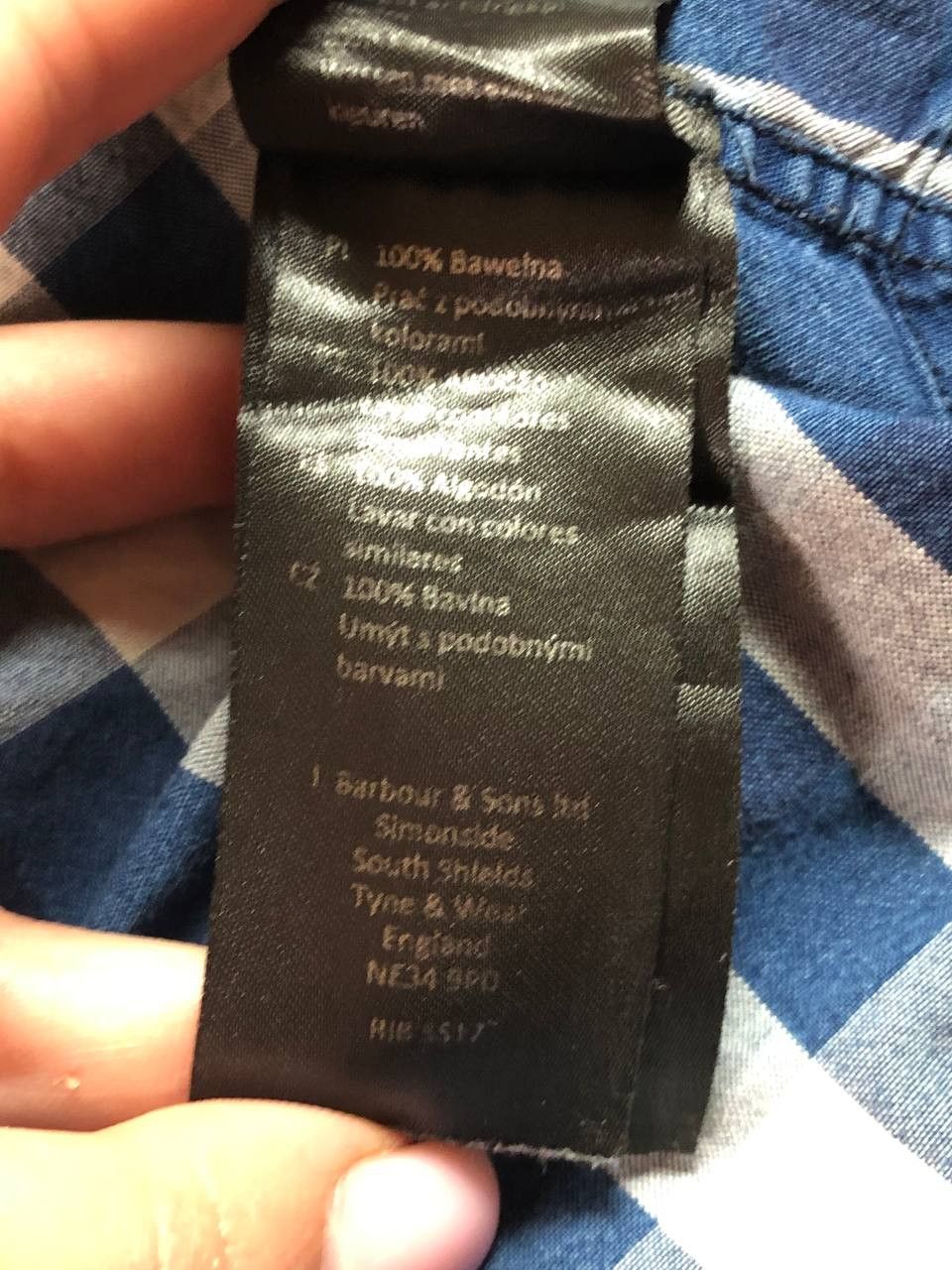 Barbour × Vintage Barbour international Steve McQueen checkered shirts butto Size US L / EU 52-54 / 3 - 6 Thumbnail
