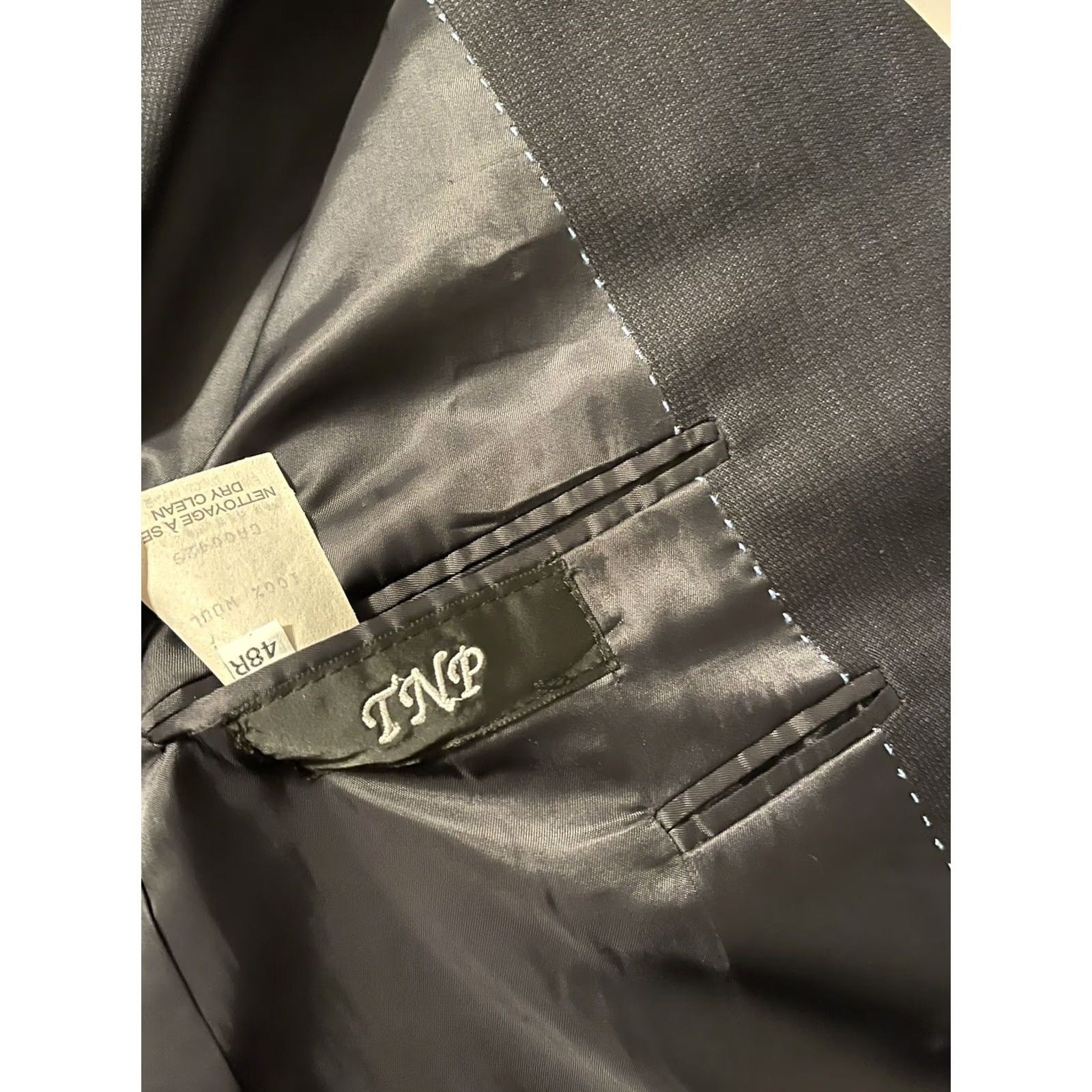 Peter Millar Peter Millar Navy Check Wool Suit Coat Jacket Blazer Men's 48R Made in Canada Size 48R - 4 Thumbnail