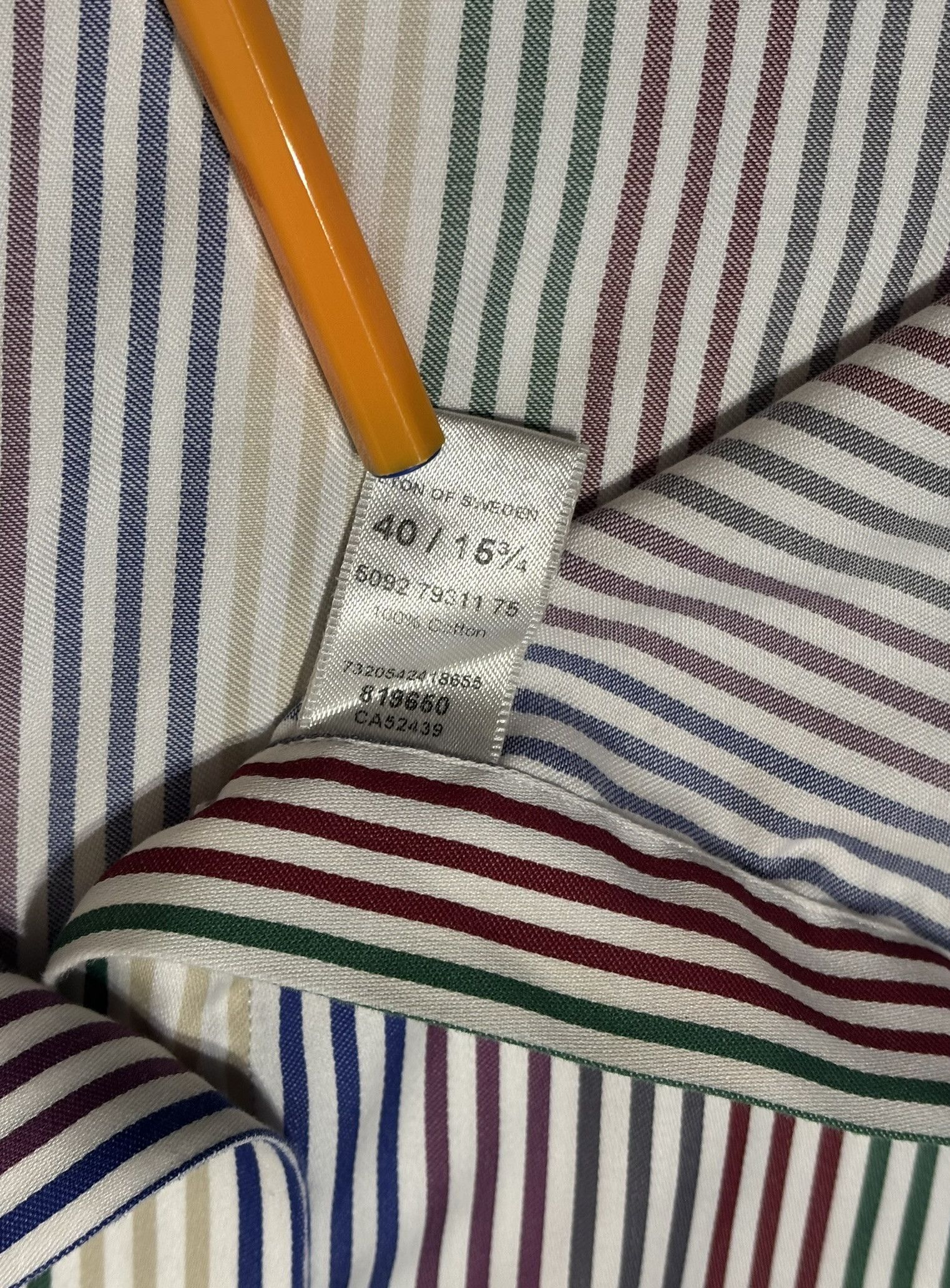 Eton Eton Contemporary Shirt Multicolor Stripes Size 40 Size US M / EU 48-50 / 2 - 14 Thumbnail