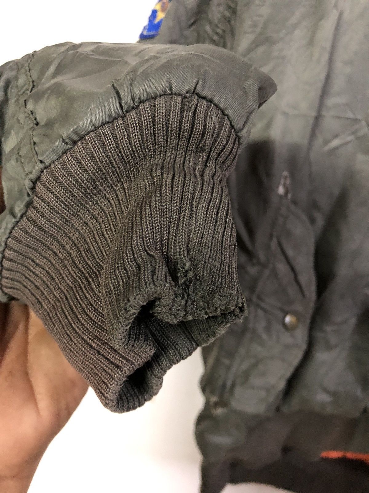 Japanese Brand Vintage Bomber Jacket reversible Double Pockets 90’s Size US L / EU 52-54 / 3 - 7 Thumbnail