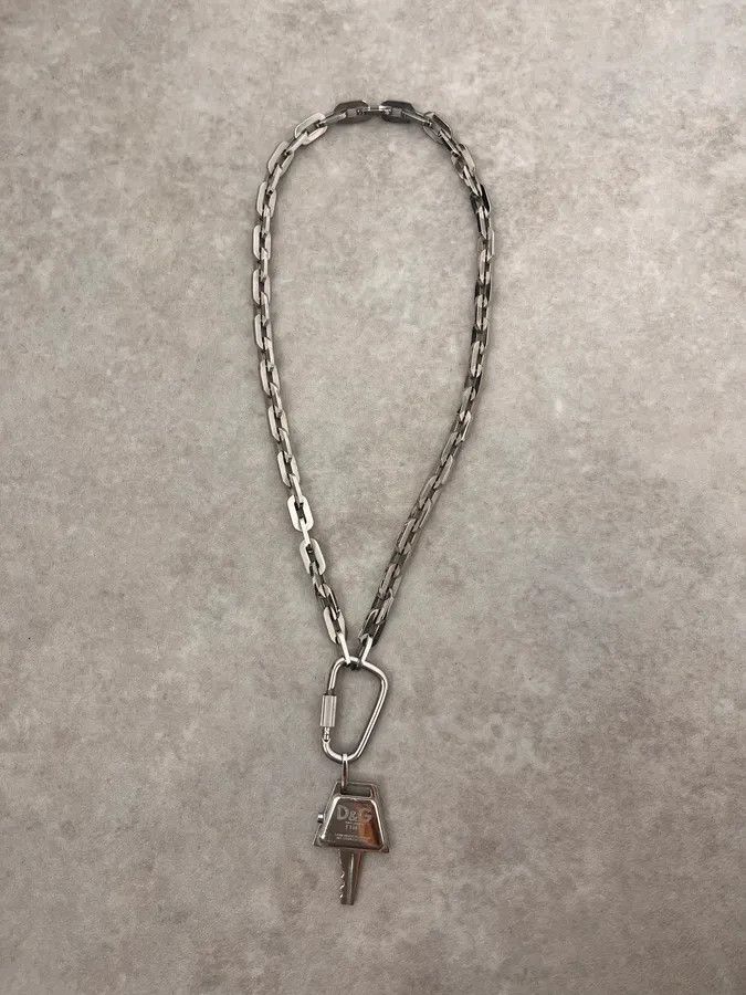 Dolce & Gabbana 2000s Dolce & Gabbana Chain Key Necklace Size ONE SIZE - 7 Thumbnail