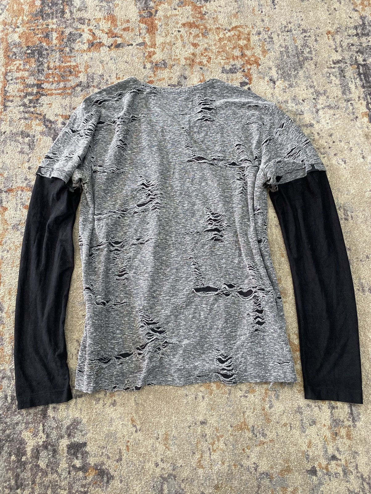 If Six Was Nine undefined distressed longsleeve double layer buckaroo japan Size US M / EU 48-50 / 2 - 8 Thumbnail