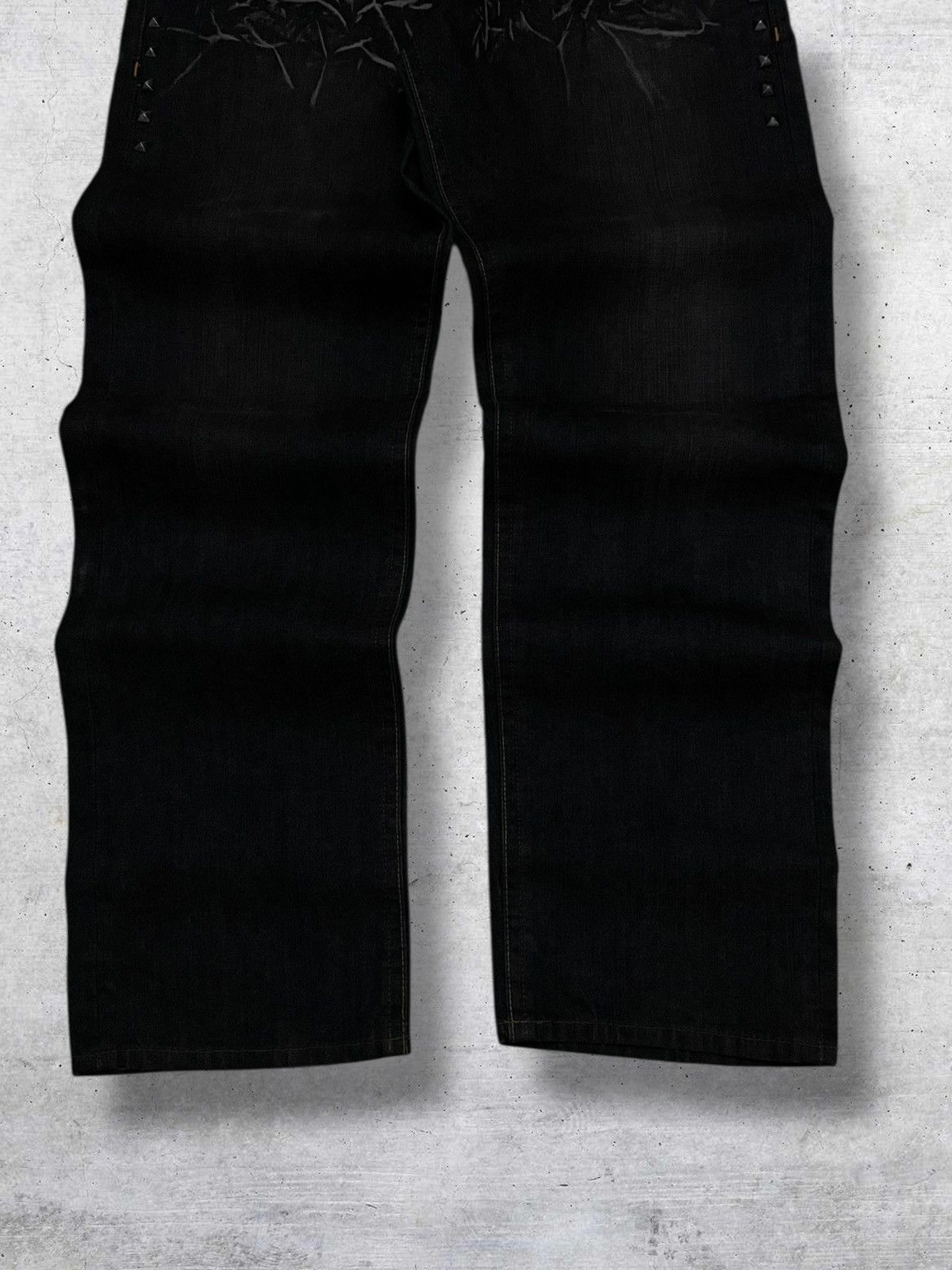 Japanese Brand VINTAGE CREATURE DRAGON JAPAN 90S DESIGNER NINE RULAZ DENIM Size US 34 / EU 50 - 3 Thumbnail