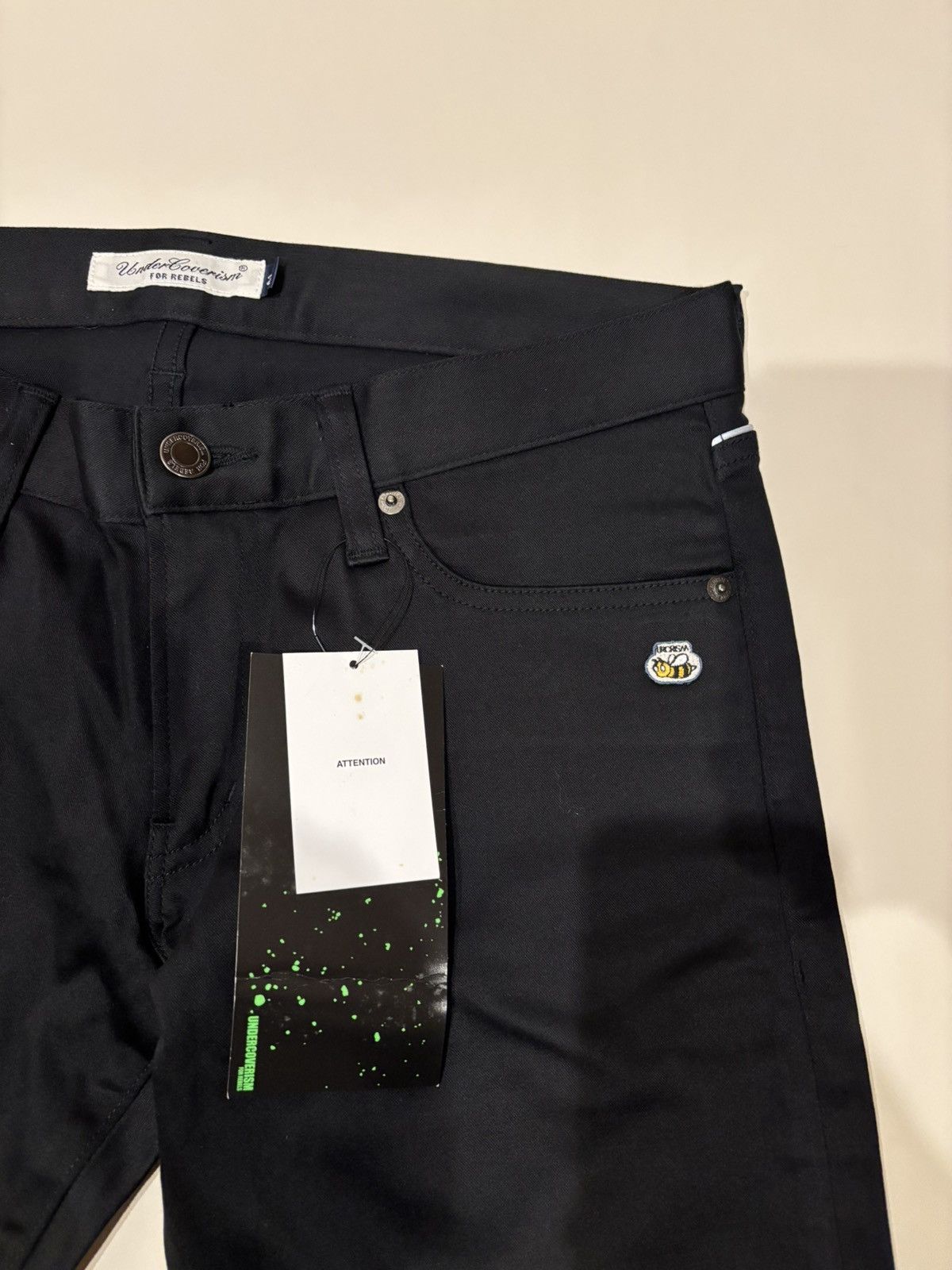 Undercover Undercover SS08 ‘Summer Madness’ Bee Patch Skinny Jeans Size US 28 / EU 44 - 9 Thumbnail