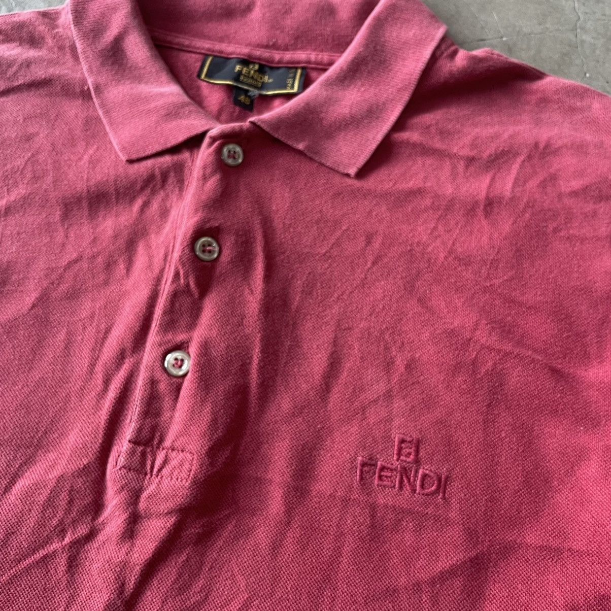 Fendi Fendi Longsleeve Polo Shirt Size US L / EU 52-54 / 3 - 3 Thumbnail