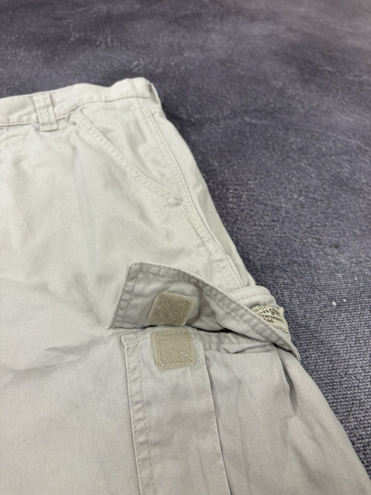 Vintage Vintage Wrangler Y2K Beige Utility Hype Baggy Cargo Shorts Size US 36 / EU 52 - 7 Thumbnail