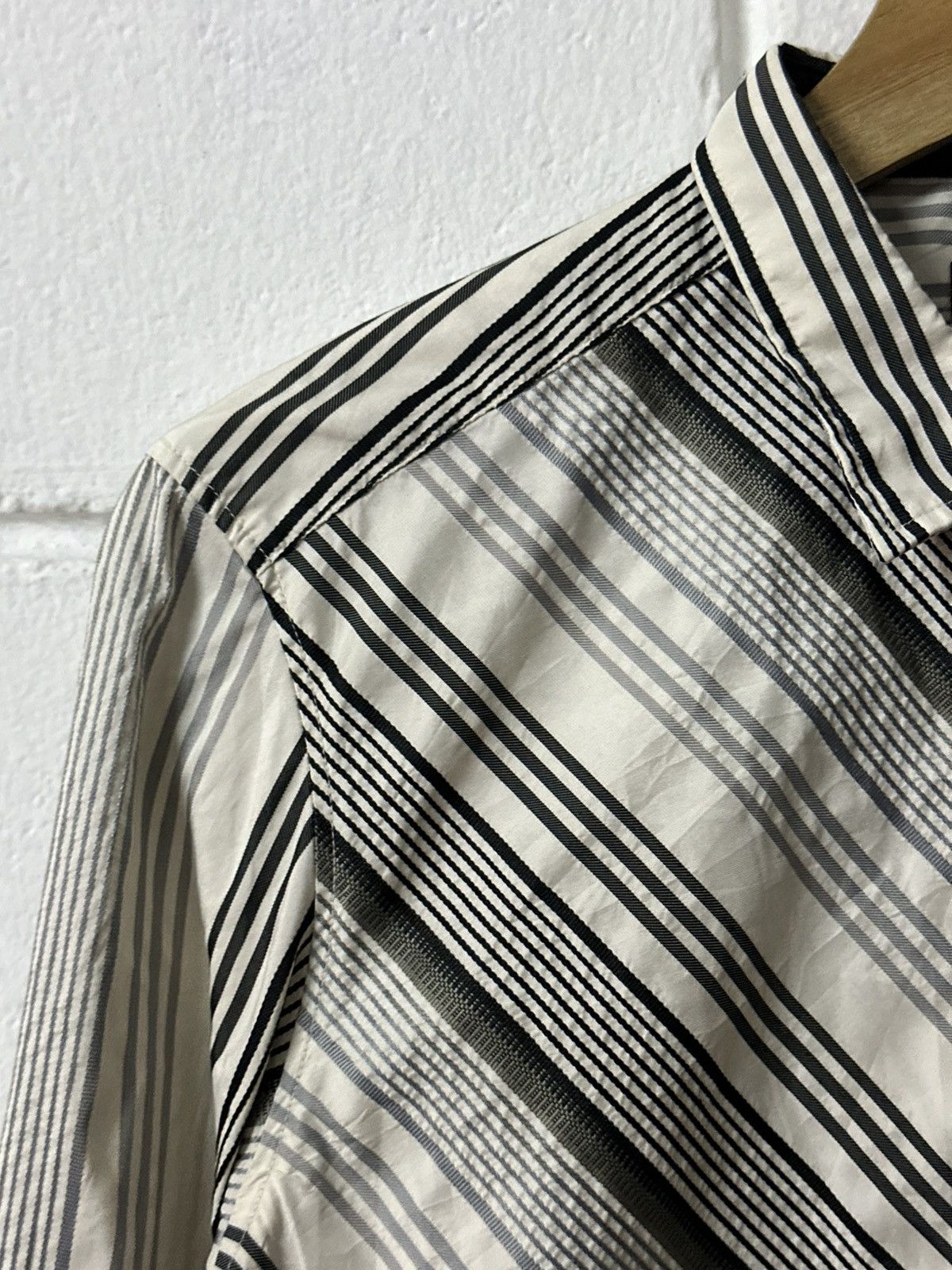Tornado Mart 2000 - Tornado Mart Diagonal Lines L/S Shirt Size US L / EU 52-54 / 3 - 7 Thumbnail
