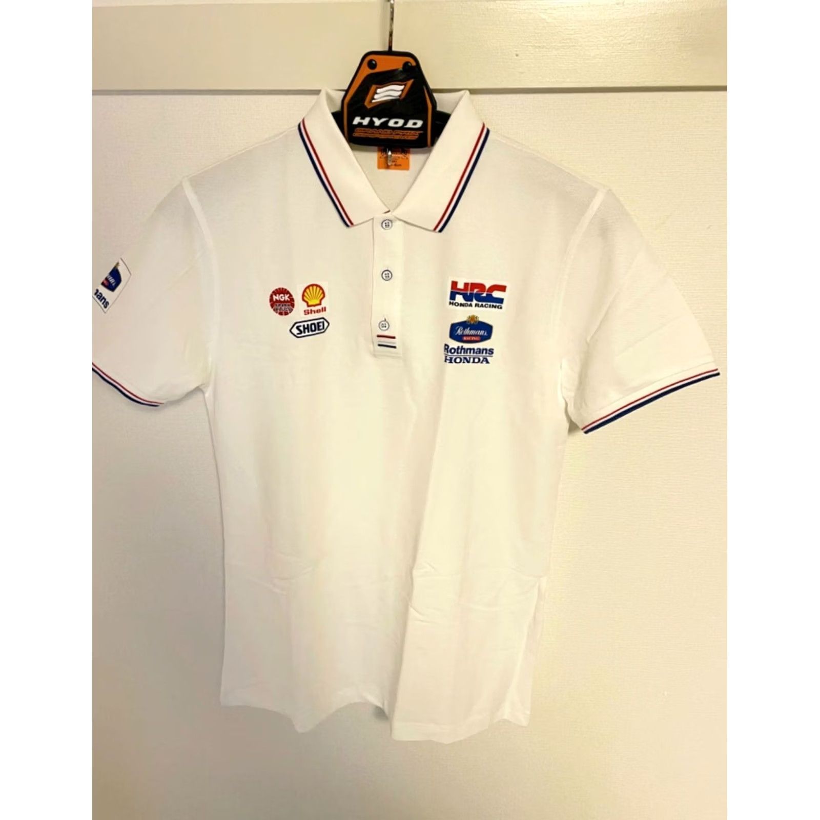 Honda Rothmans x honda HRC MotoGP polo shirt XL unisex adults short sleeve Polo Shirt Logo Vintage No Size US XL / EU 56 / 4 - 2 Thumbnail