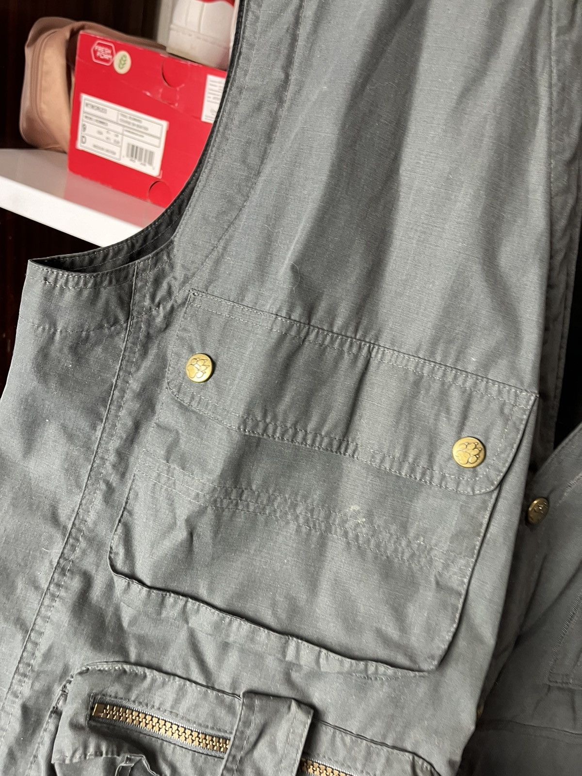 Japanese Brand Vintage Jack Wolfskin Modular tech vest Multi pockets jacket Size US L / EU 52-54 / 3 - 21 Thumbnail