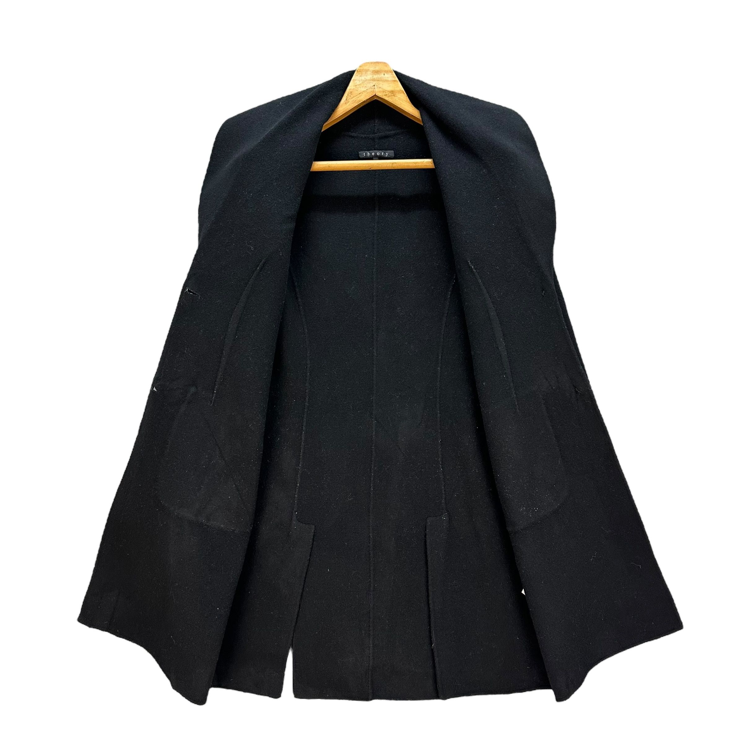 Theory Theory Rabbit Wool Collar Wool Nylon Overcoat #A32-0714 Size S / US 4 / IT 40 - 6 Thumbnail