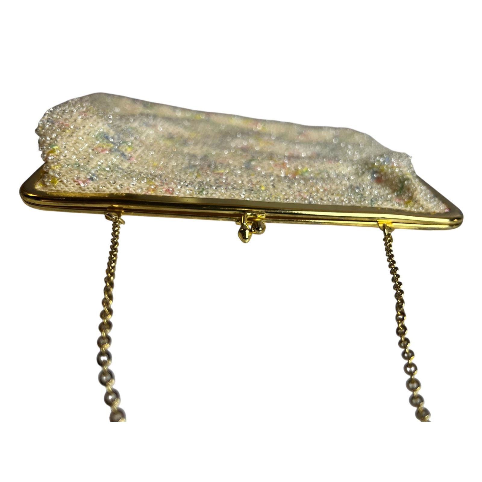 Other Vintage 1950s Corde-Bead Microbeaded Glam Evening Clutch Bag Size ONE SIZE - 7 Thumbnail