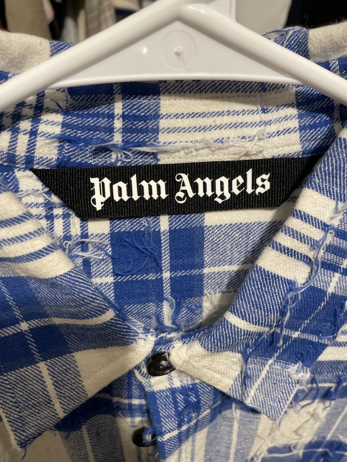 Palm Angels Palm Angels distressed button up Size US L / EU 52-54 / 3 - 5 Thumbnail