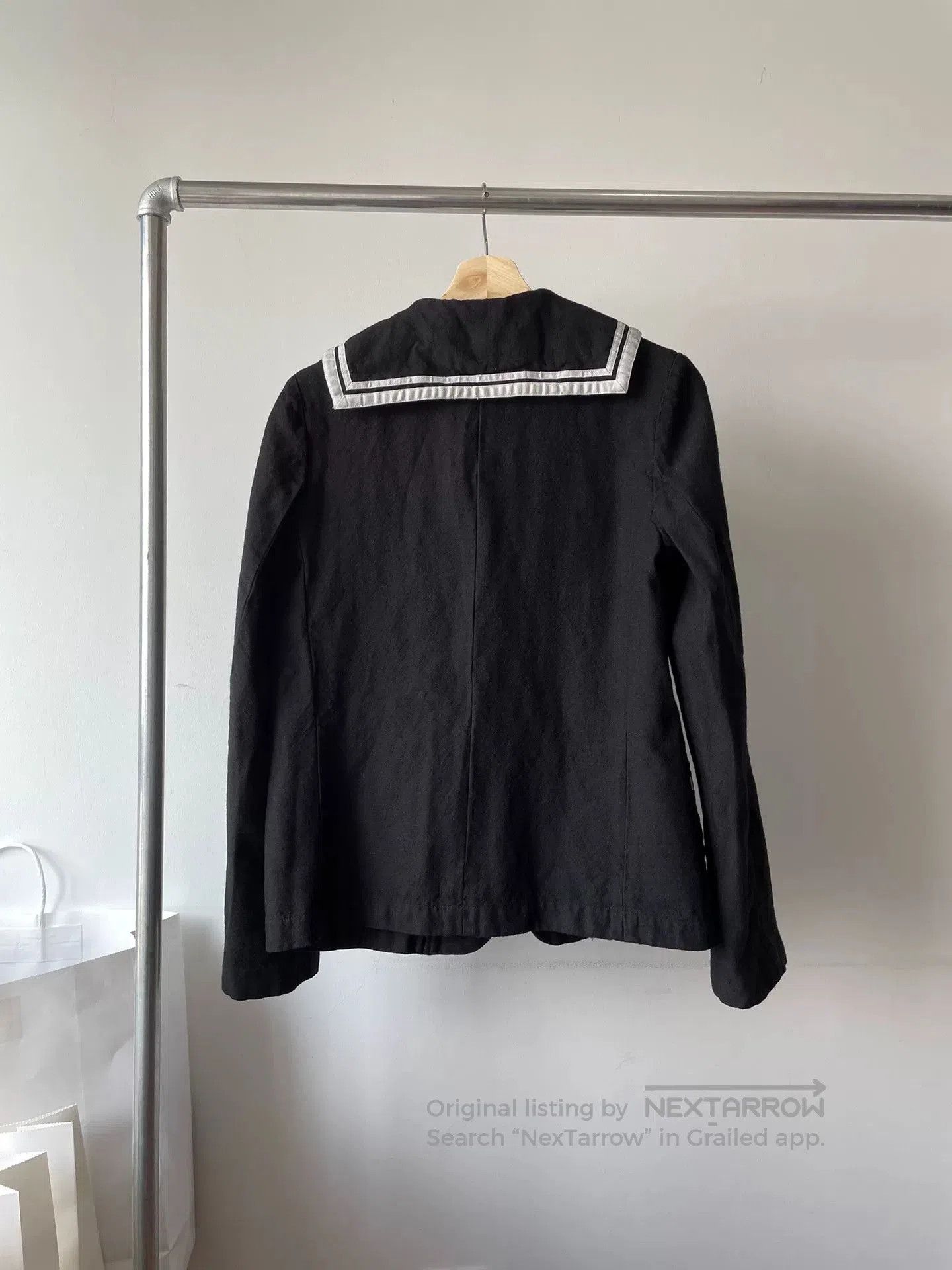 Rei Kawakubo Comme des Garçons Naval Collar Coat. Size S / US 4 / IT 40 - 3 Thumbnail