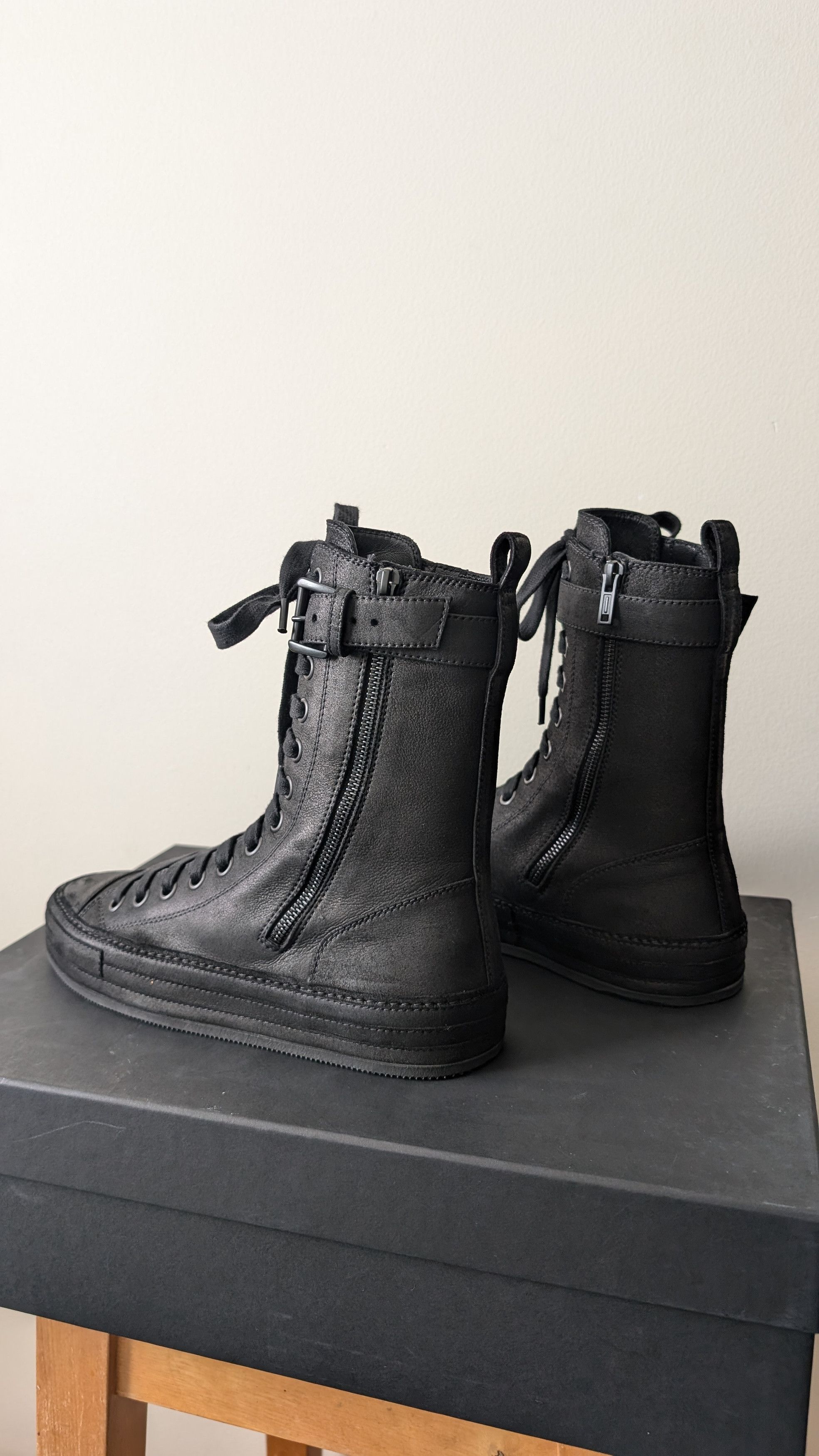 Ann Demeulemeester Ann Demeulemeester High Top Strap Sneaker Boots Size US 9 / IT 39 - 2 Thumbnail