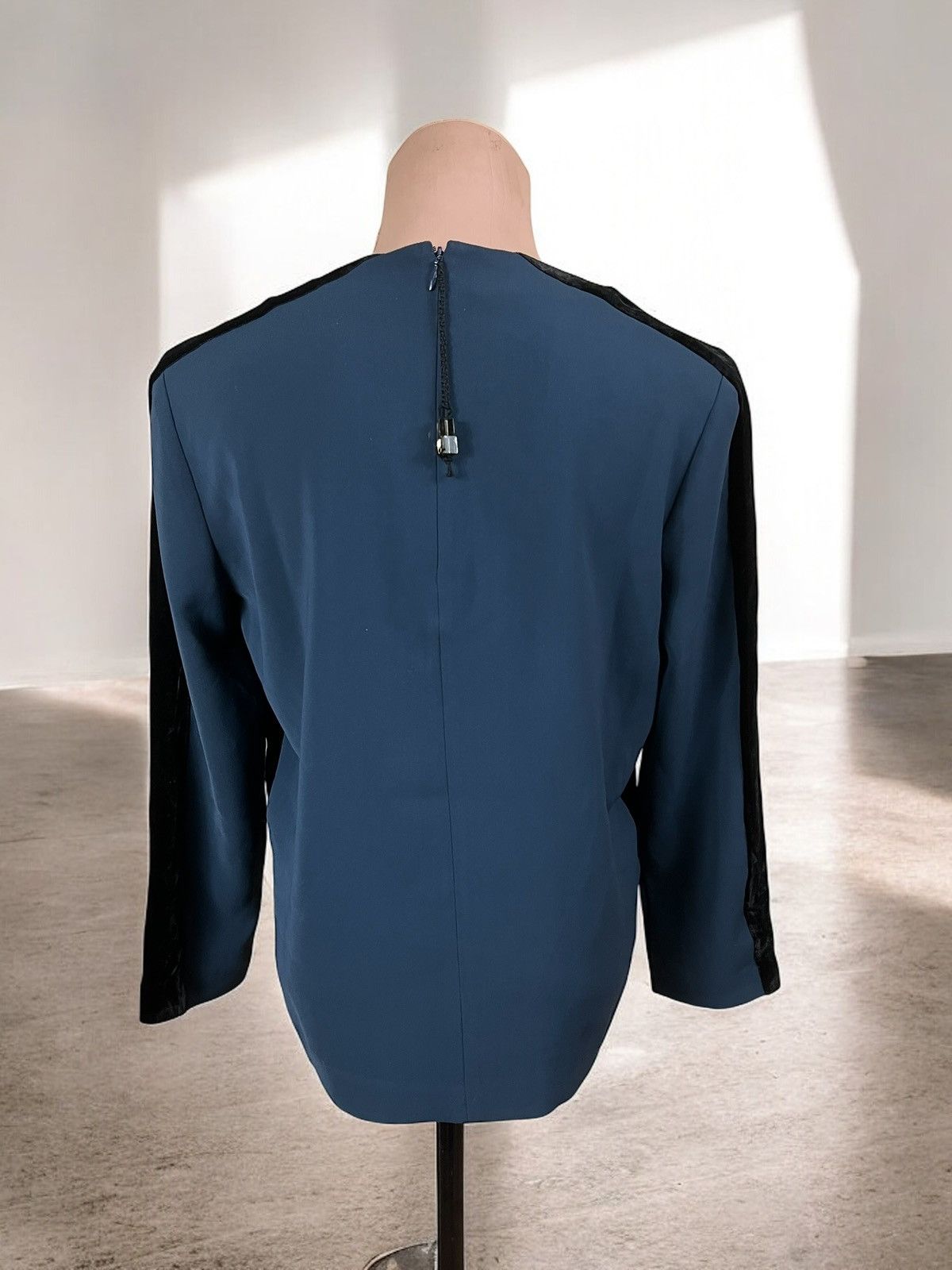 Samsoe Samsoe Samsoe Samsoe Fargue Navy Longsleeve Blouse size S Size S / US 4 / IT 40 - 3 Thumbnail