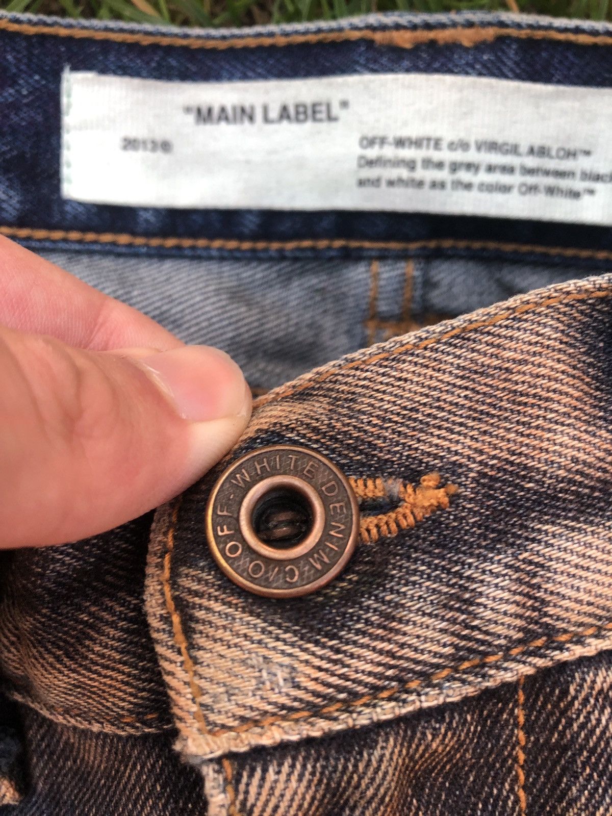 Off-White off white skinny jeans Size US 33 - 5 Thumbnail