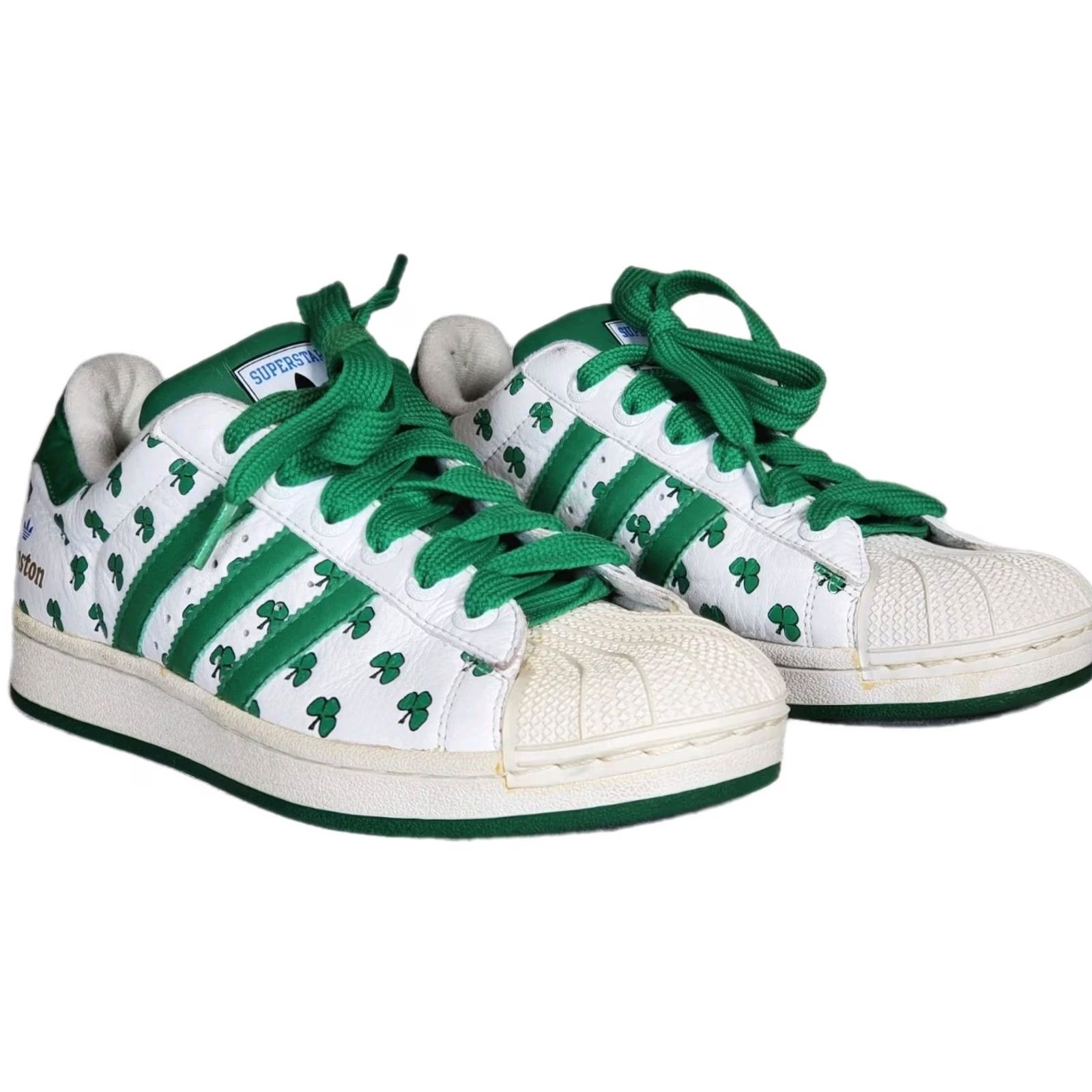 Adidas Adidas Superstar 35th Anniversary Boston Shamrocks Mens US 8.5: Limited Edition - White and Green Size US 9 / EU 42 - 2 Thumbnail