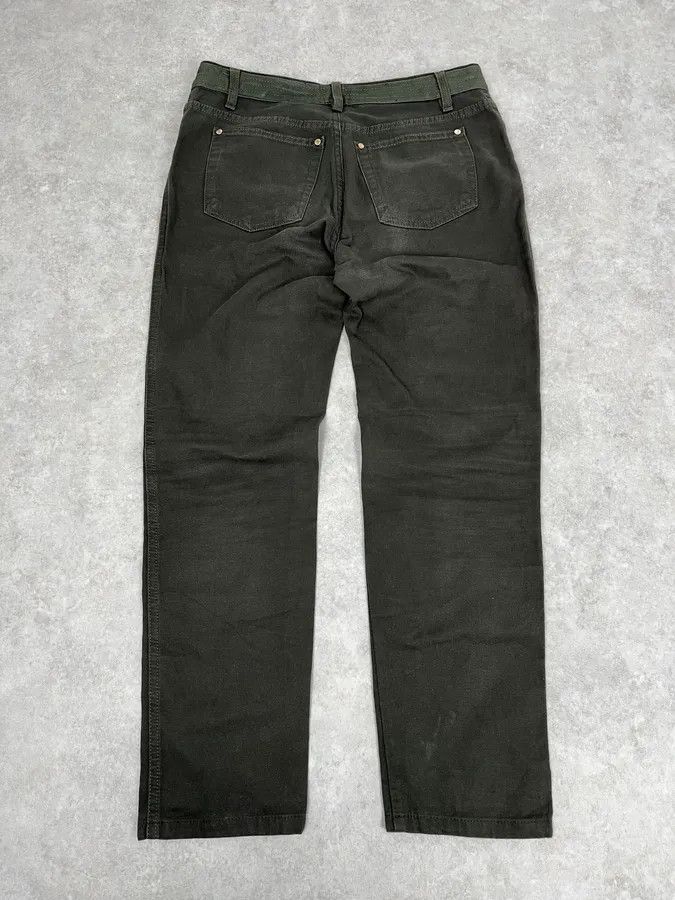 Roberto Cavalli SS2001 Roberto Cavalli Olive Green Cozy Pants Size US 30 / EU 46 - 7 Thumbnail