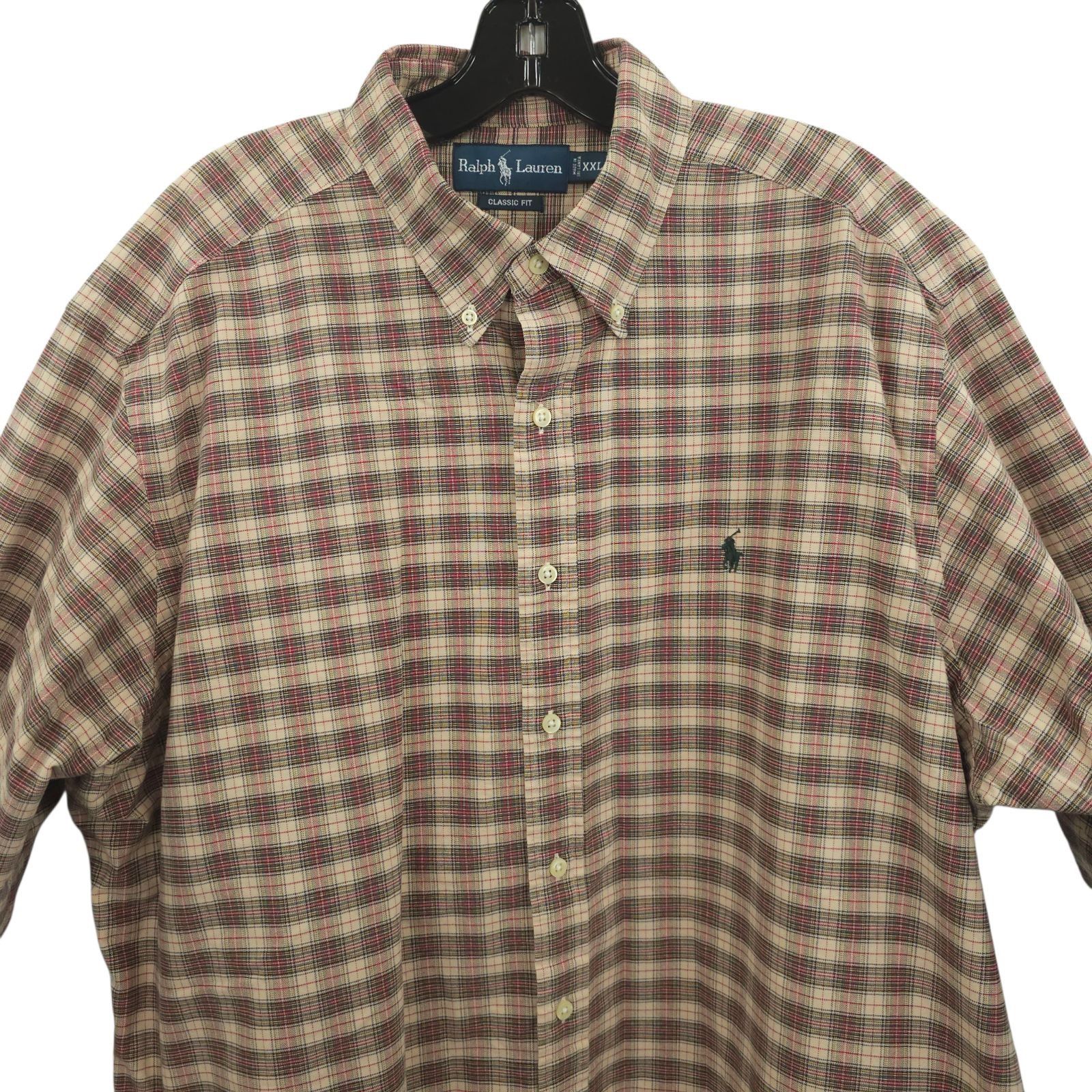 Polo Ralph Lauren Polo Ralph Lauren Shirt XXL Plaid Button Down Long Sleeve Size US XXL / EU 58 / 5 - 9 Thumbnail