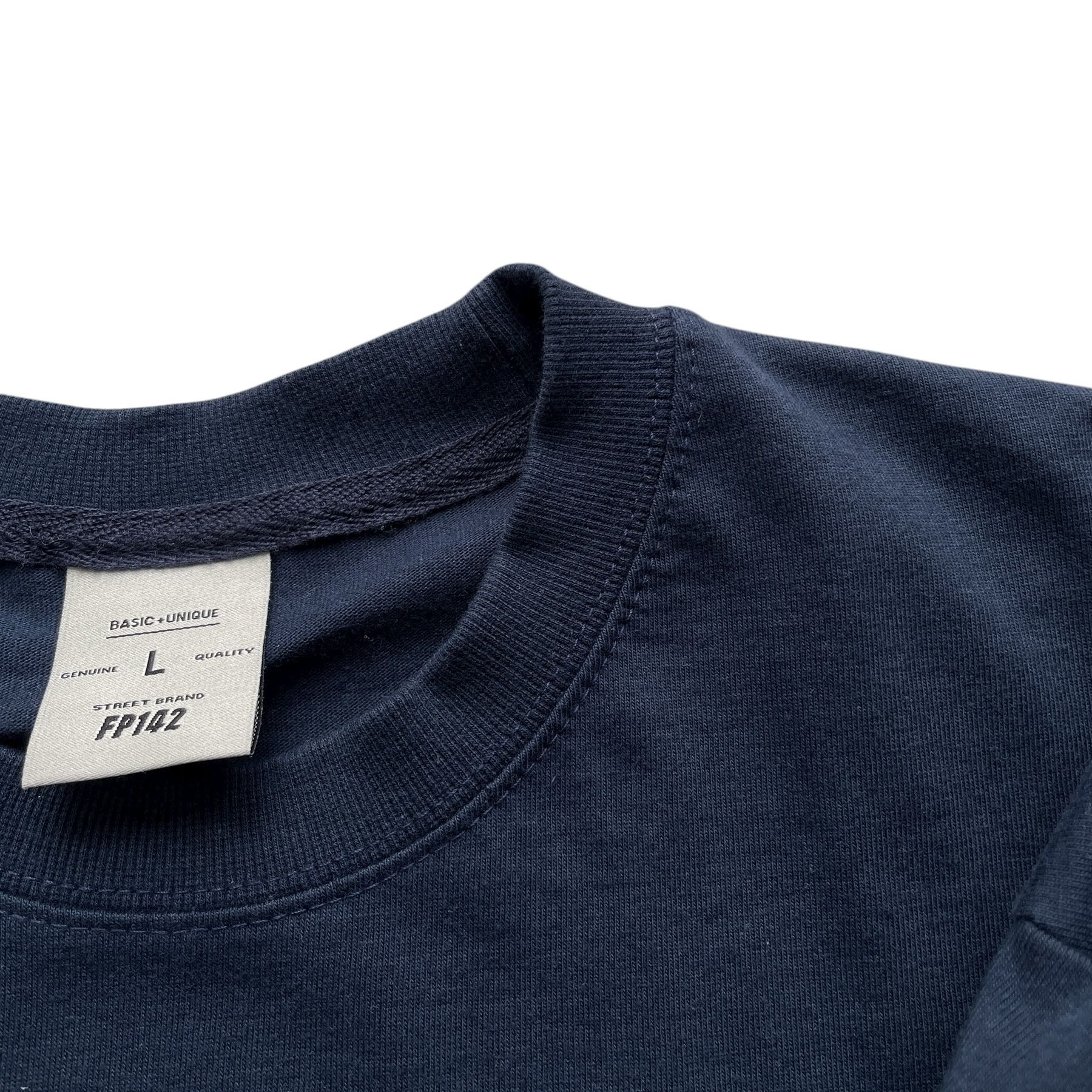 Japanese Brand Premium oversized cotton blank t-shirt Size US L / EU 52-54 / 3 - 4 Thumbnail
