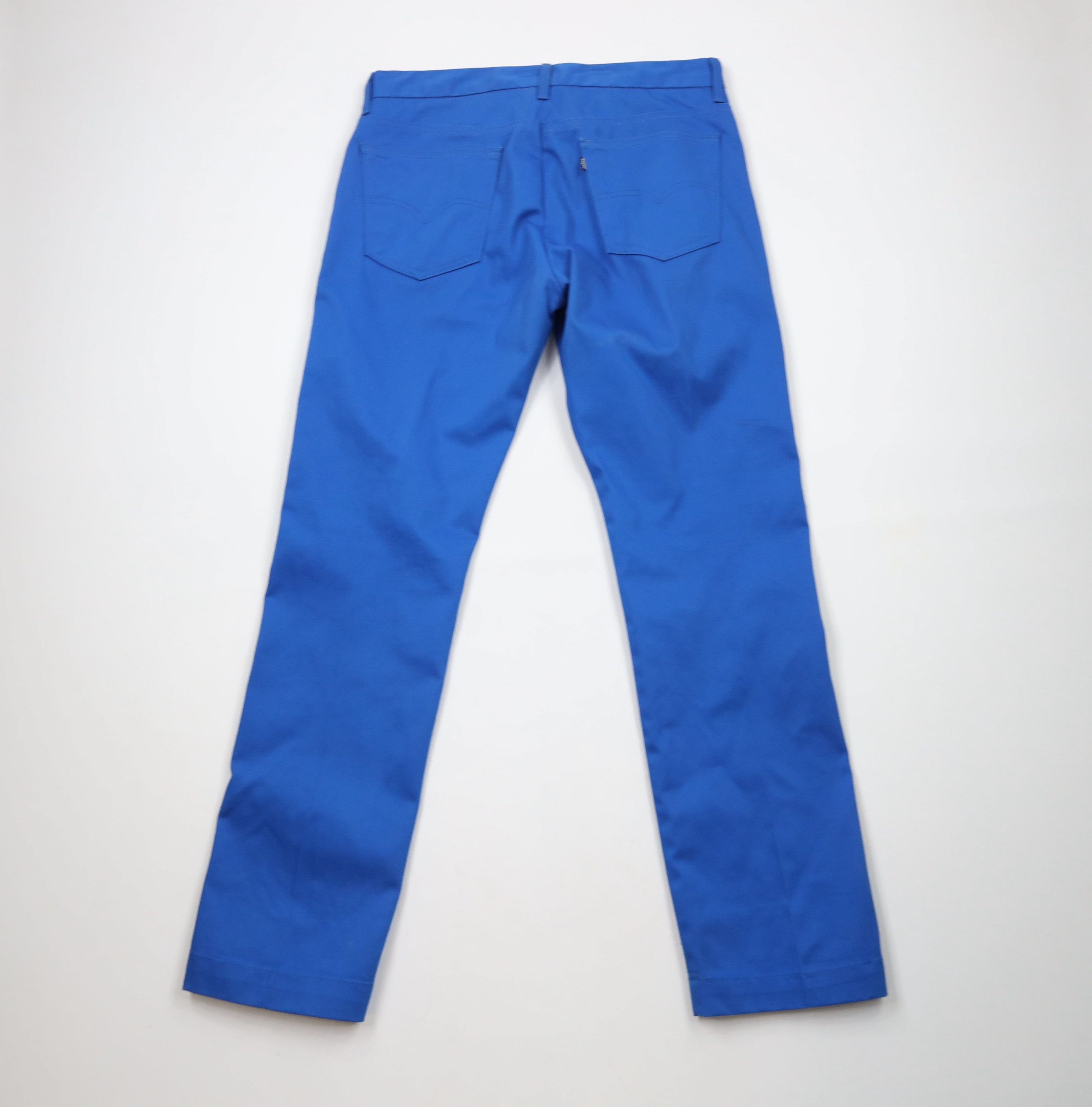 Levi's × Vintage Vintage Y2K Levis 513 Sta Prest Slim Straight Leg Jeans Blue Size US 34 / EU 50 - 11 Thumbnail