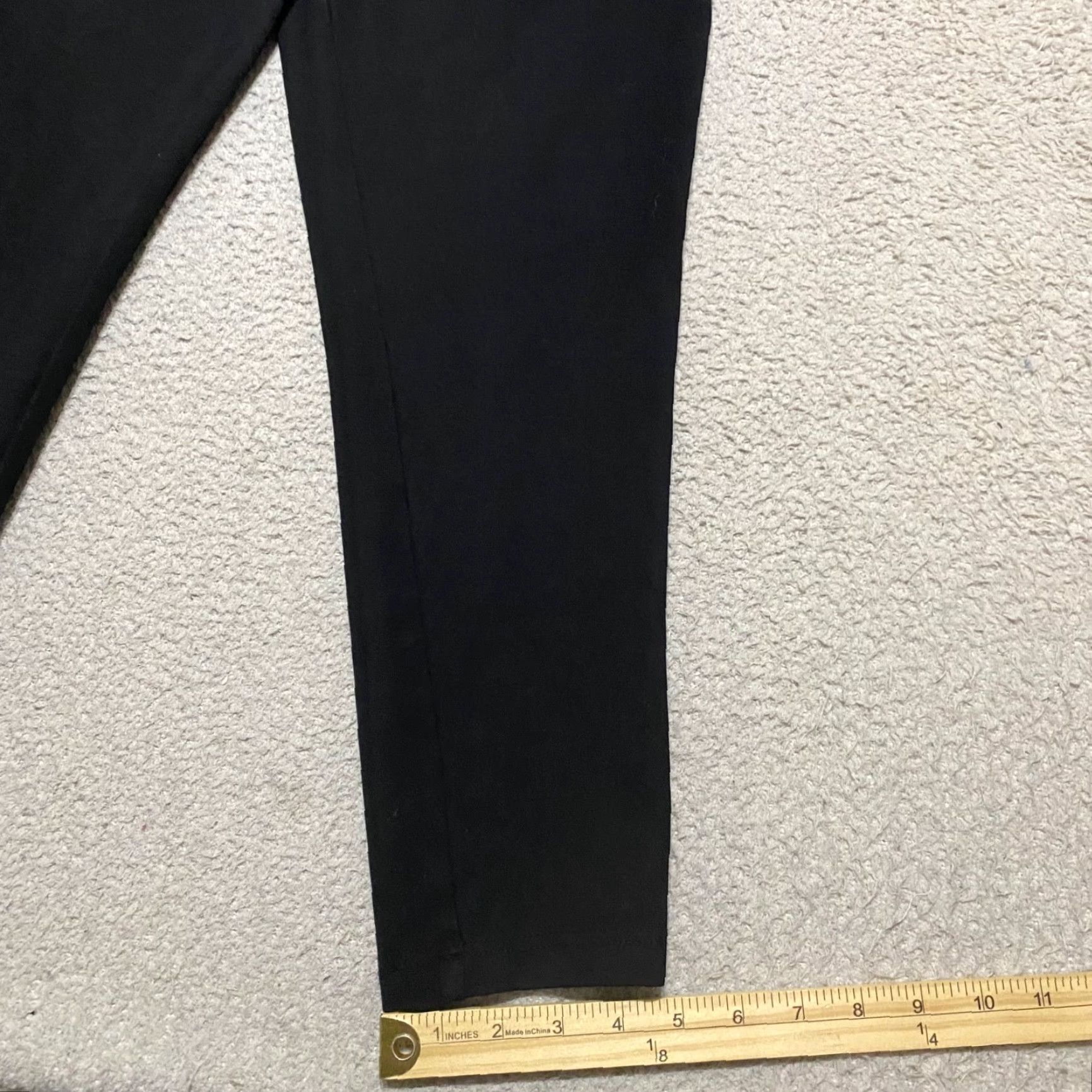 Vintage Betabrand Leggings Womens Large Ankle Solid Black Pockets Gym Training Yoga Running Tape: Athletic, Skinny Inseam 24 in Size 36" / US 14 / IT 50 - 5 Thumbnail