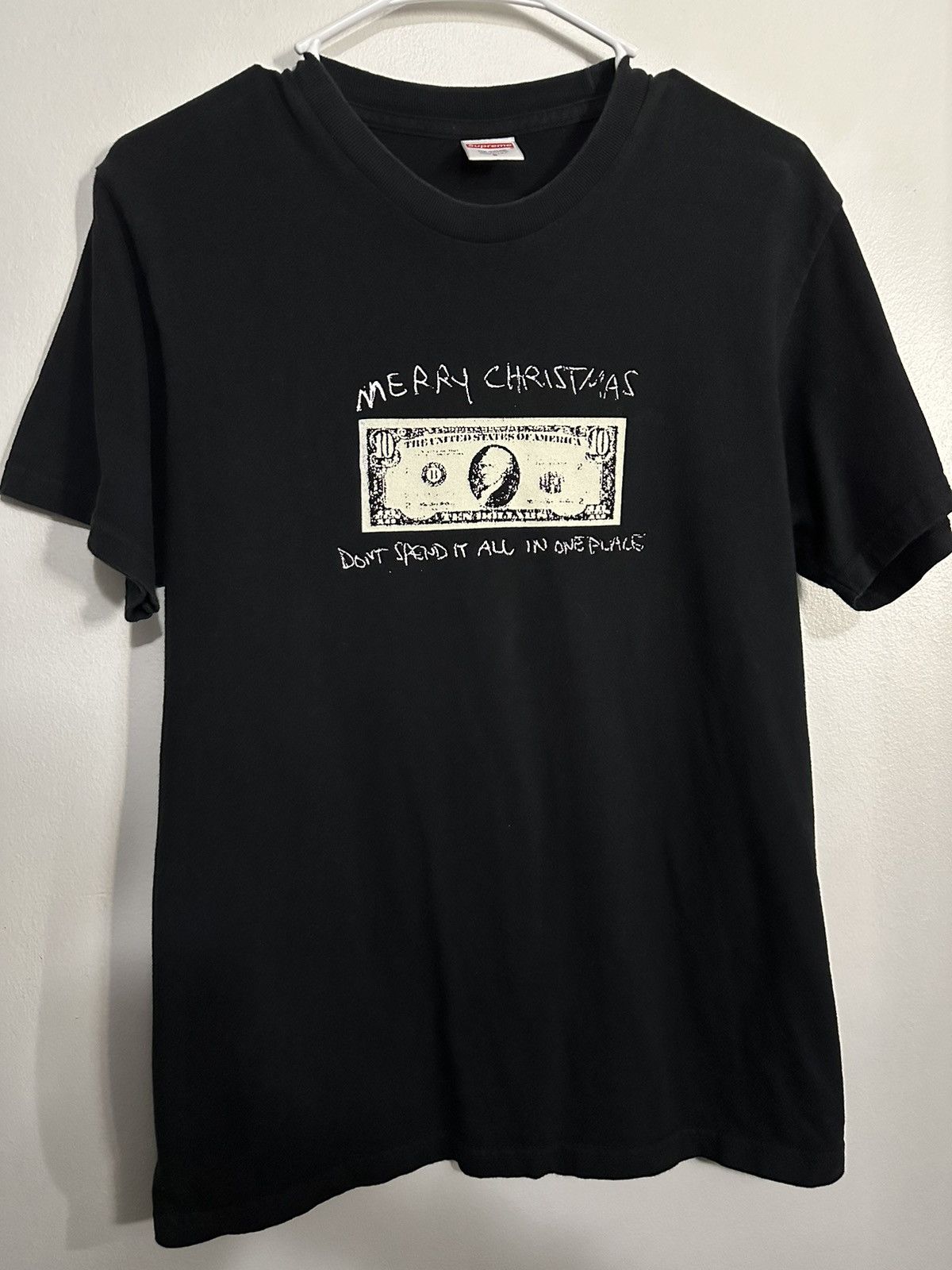 Supreme Supreme Spend It Tee Size US S / EU 44-46 / 1 - 1 Thumbnail