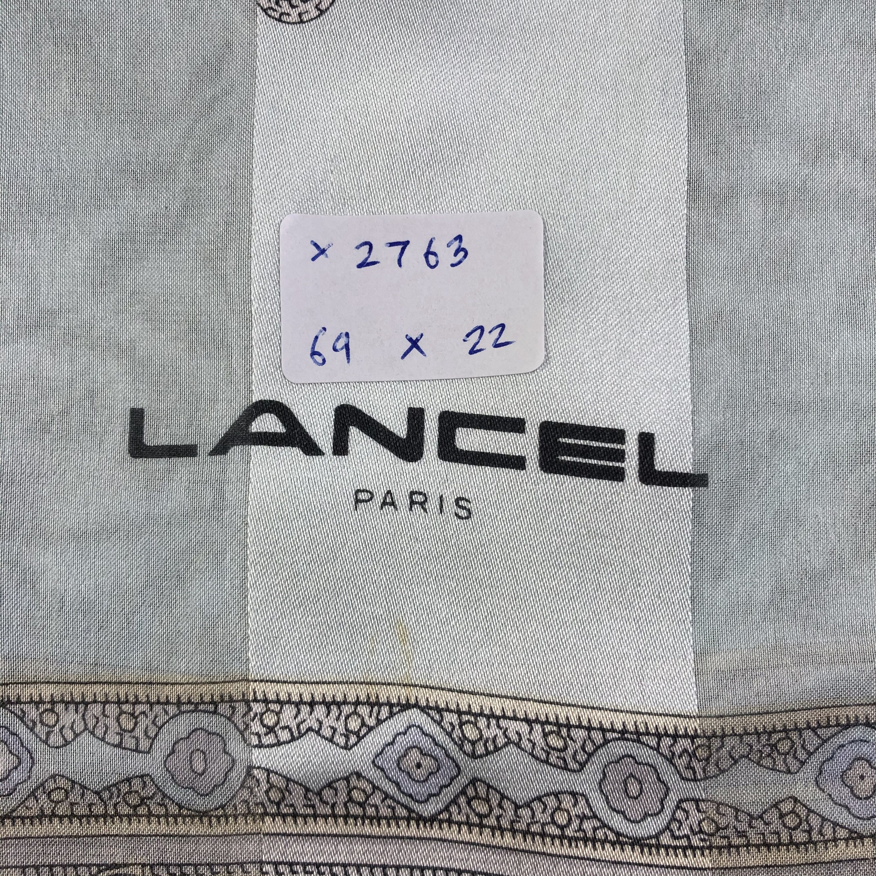 Lancel × Vintage Vintage Lancel Silk Scarf Size ONE SIZE - 7 Thumbnail
