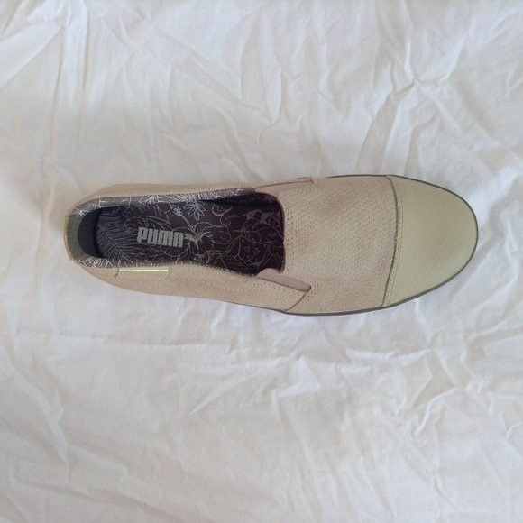 Puma NWOT Puma Snake Embossed Cap Toe Leather Suede Slip-on Sneak Size US 7 / IT 37 - 13 Thumbnail