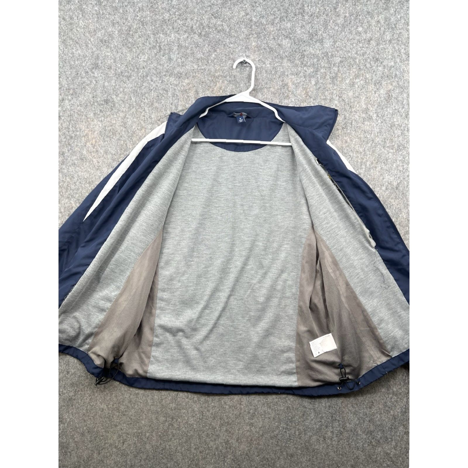 Vintage VINTAGE Sport-Tek Track Jacket Blue & White School Of Excellence In Education | Size M | Men | Regular Jacket Size US M / EU 48-50 / 2 - 6 Thumbnail
