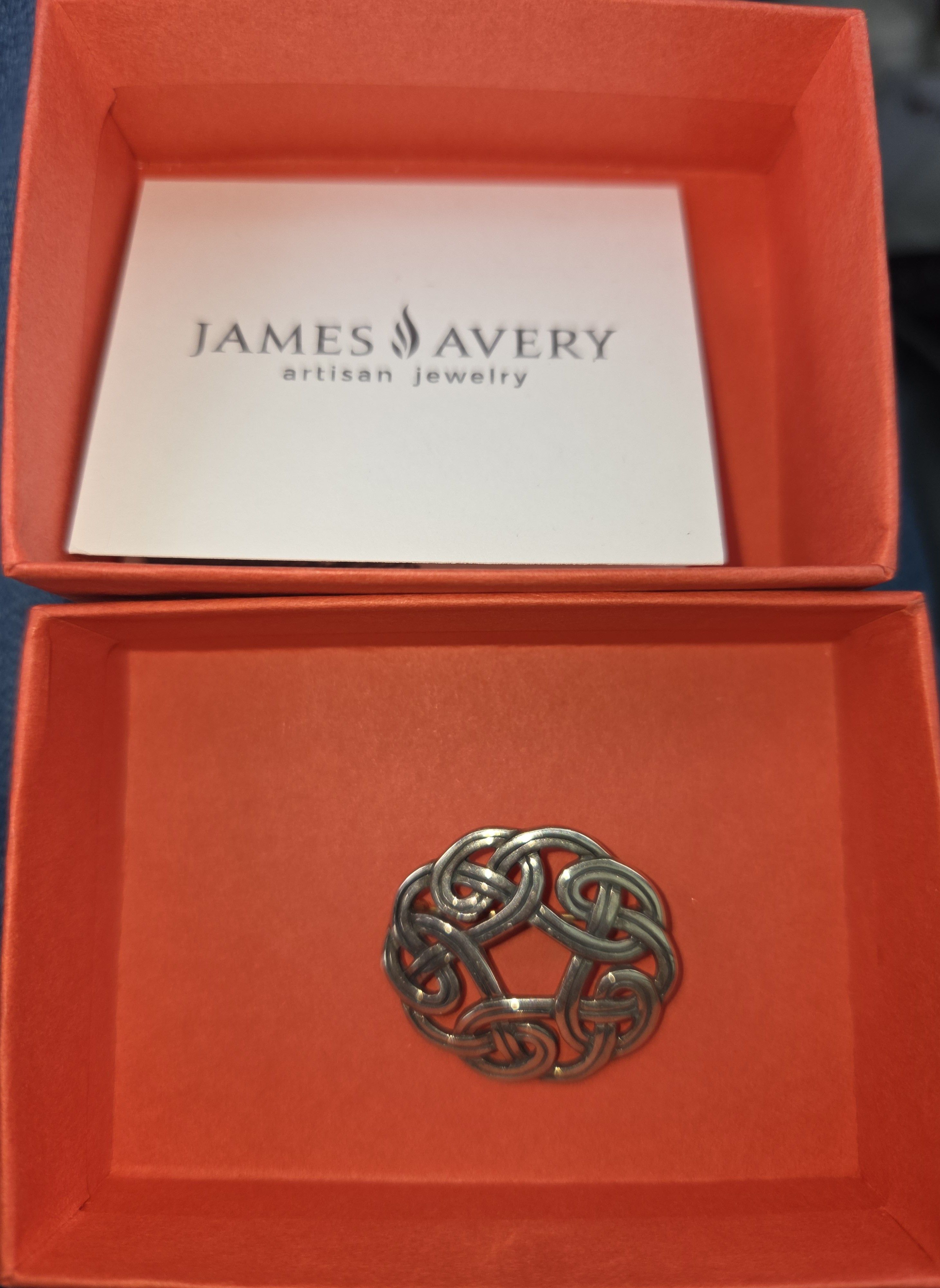 Other James Avery Celtic Love Knot Brooch Pin Retired Rare Size ONE SIZE - 1 Thumbnail