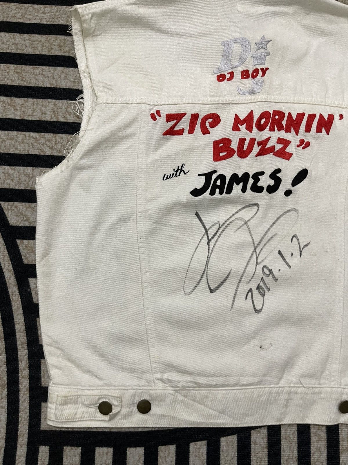 Sony × Vintage 90s SONY MUSIC JAPAN NOT FOR SALE DENIM VEST EMBROIDERED Size US S / EU 44-46 / 1 - 13 Thumbnail