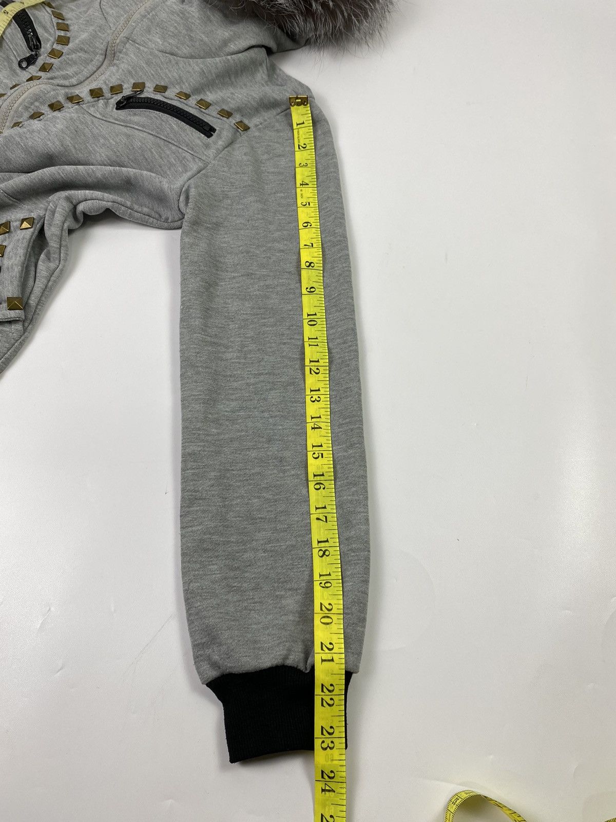 Japanese Brand studded fur hoodie buzz double layer ifsixwasnine style Size US M / EU 48-50 / 2 - 12 Thumbnail