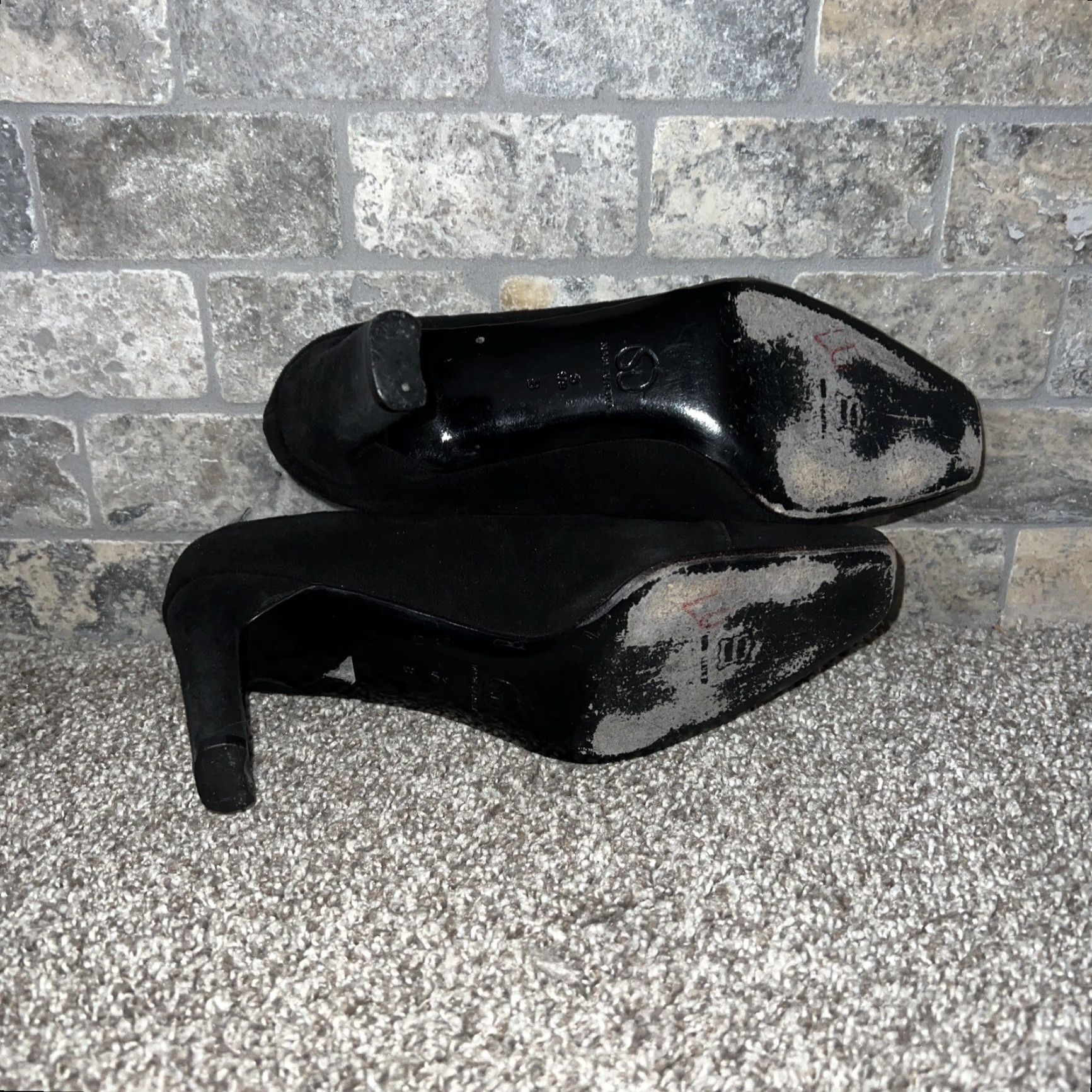 Vintage St John High Heels Womens Black Italy Made 6.5 US Size Size US 7 / IT 37 - 4 Thumbnail