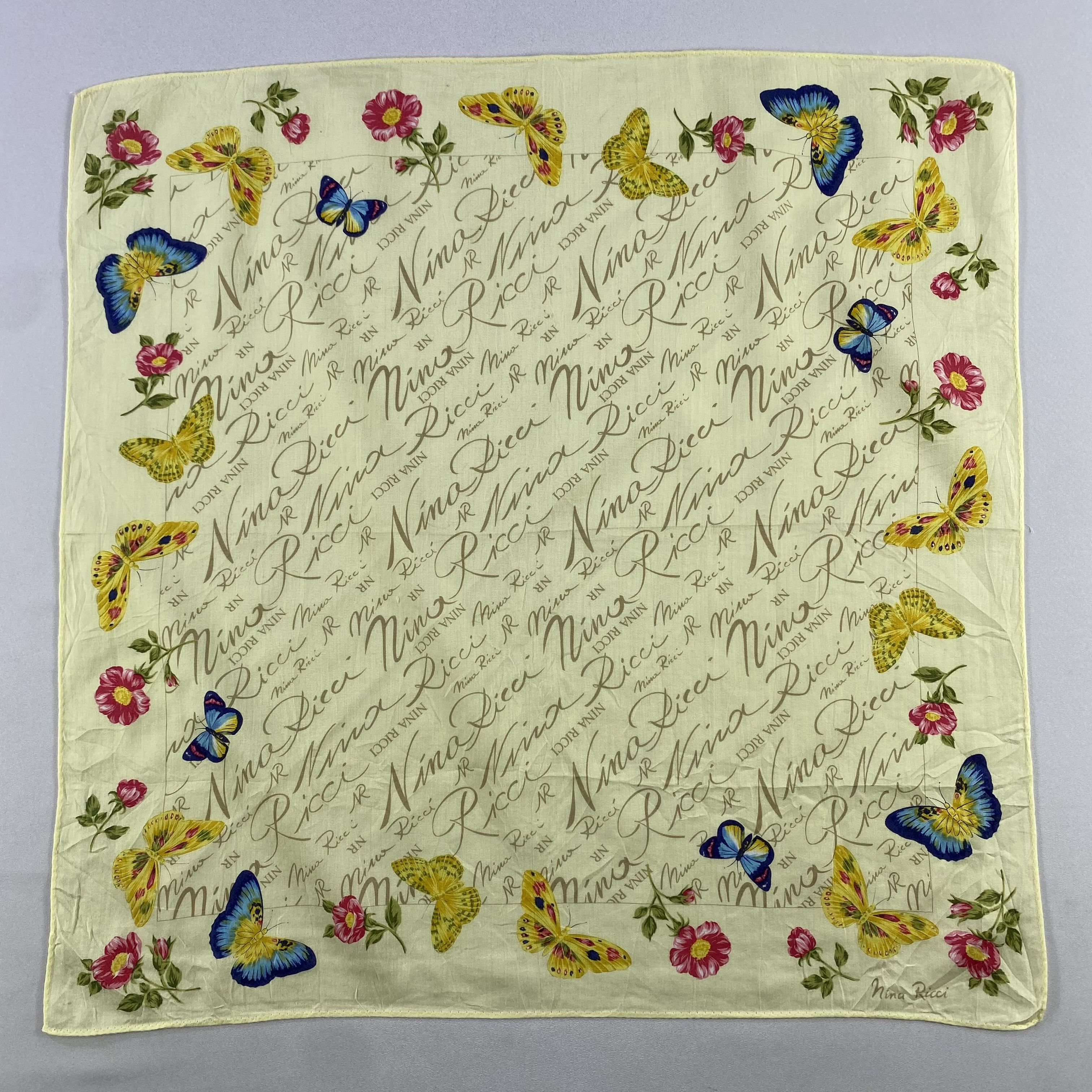 Vintage Nina Ricci Bandana/ Handkerchief / Neckerchief Size ONE SIZE - 3 Thumbnail