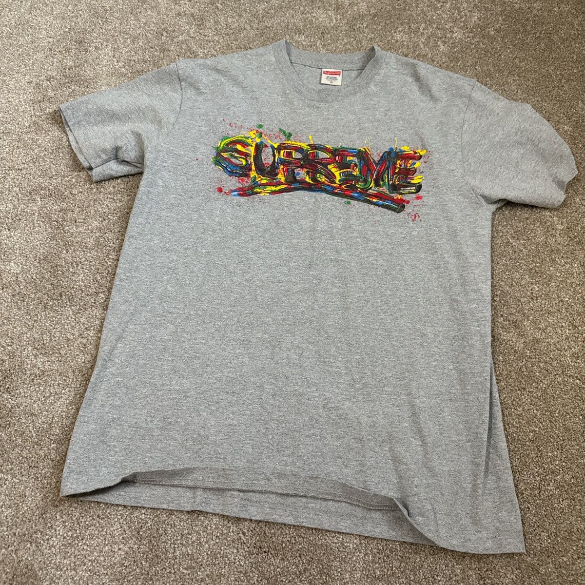 Supreme supreme spray paint logo shirt M Size US M / EU 48-50 / 2 - 1 Thumbnail