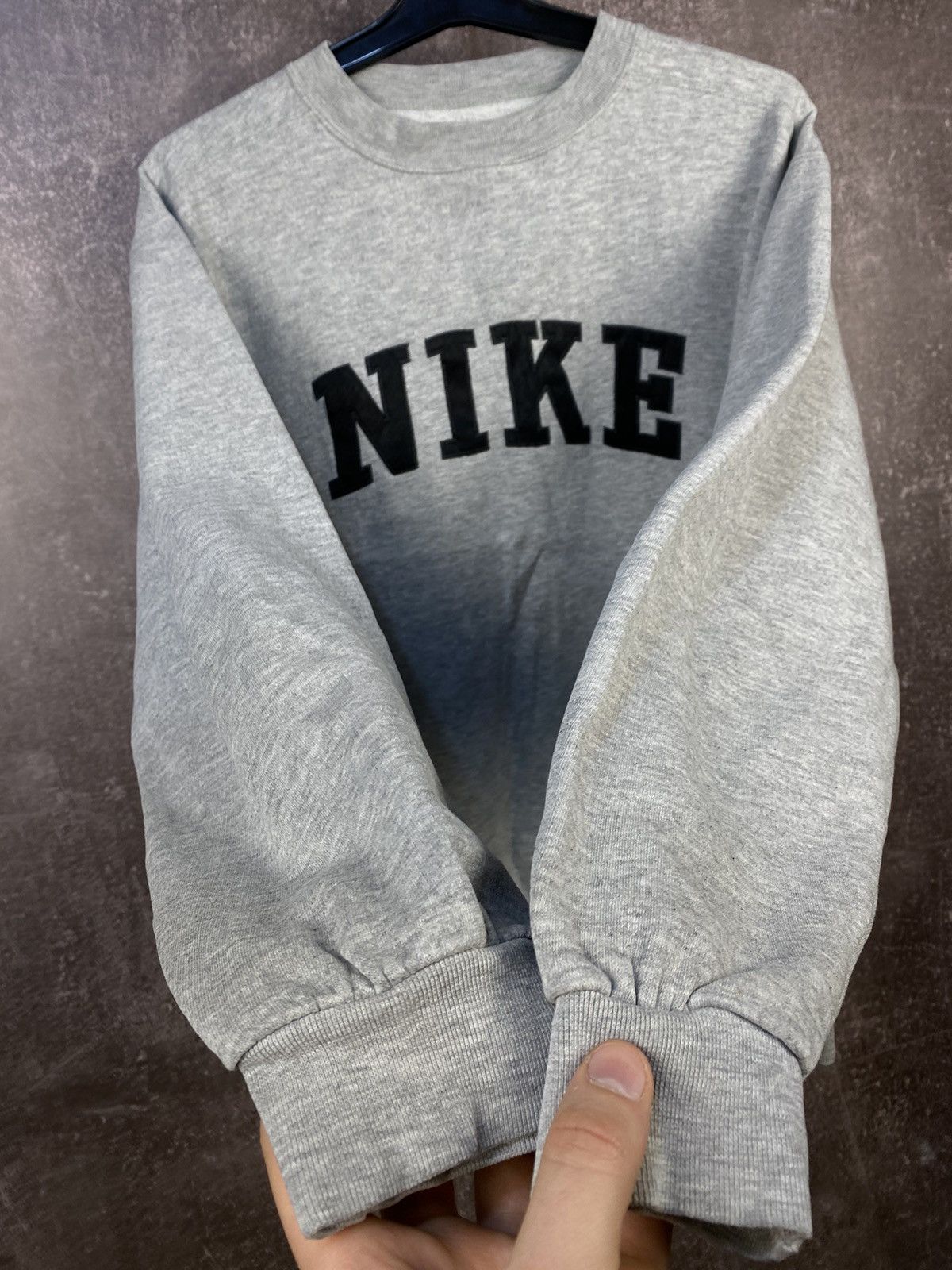 Nike × Vintage RARE Vintage Nike Sweatshirt Big Embroidered Logo Size XL Size US S / EU 44-46 / 1 - 4 Thumbnail