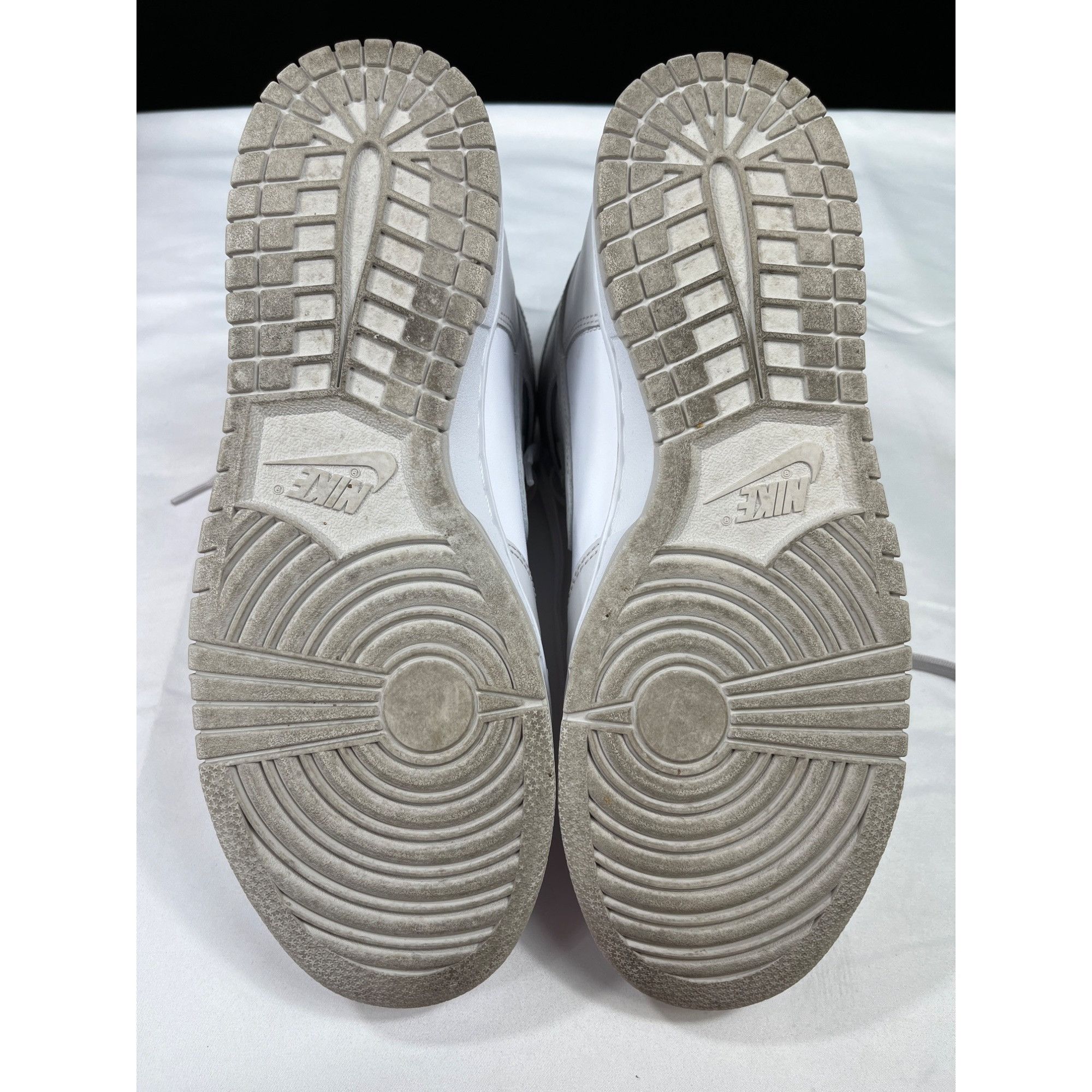 Nike Nike Mens White Gray Dunk High Retro Sneakers Size 10.5 SKU Size US 10.5 / EU 43-44 - 6 Thumbnail