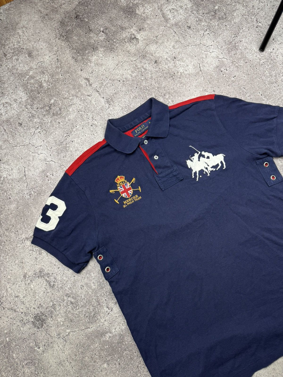 Polo Ralph Lauren Vintage Polo Ralph Lauren Mercer Y2K Rugby Polo Shirt Japan Size US M / EU 48-50 / 2 - 3 Thumbnail