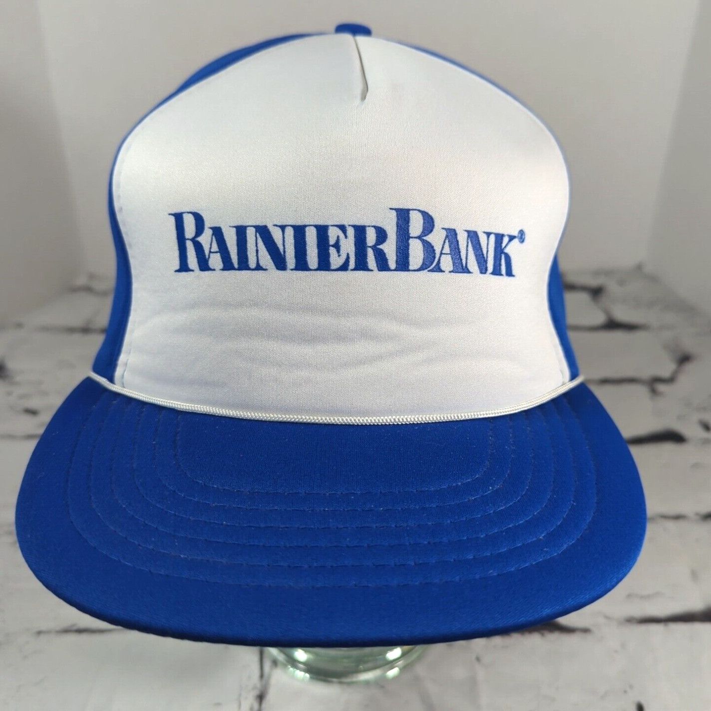Casquette Baseball Mercantile Bank - Bleu Mesh - Snapback - Homme - Occasion